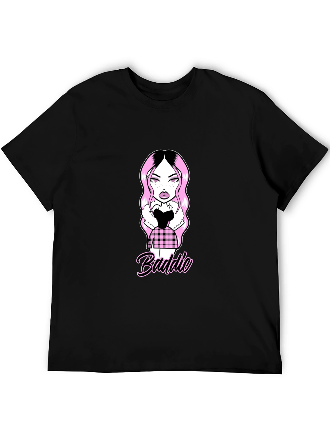 Black Baddie Girl Graphic Tee view 5
