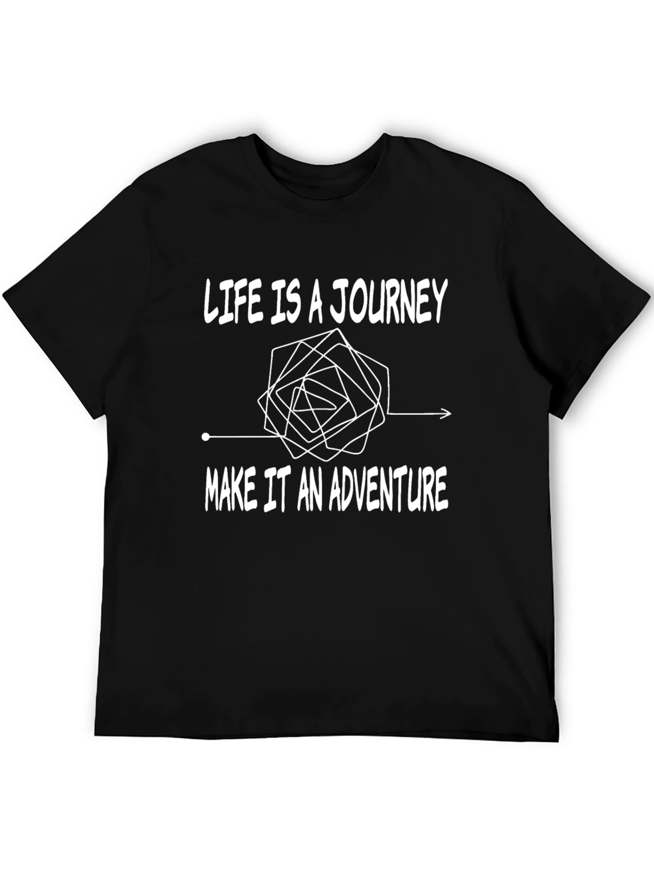 Black Life is a Journey T-Shirt view 5