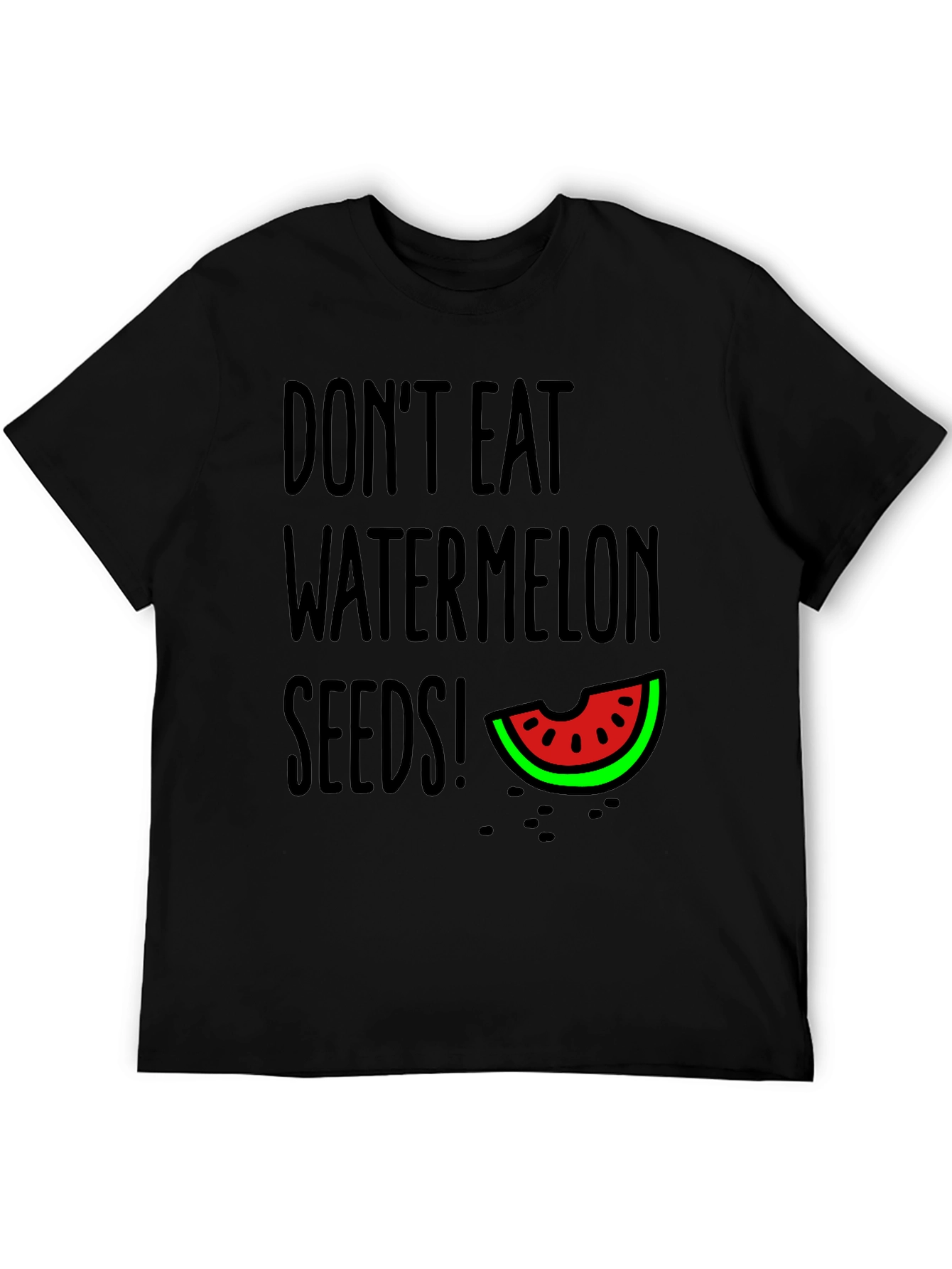 Black Don't Eat Watermelon Seeds T-Shirt view 5