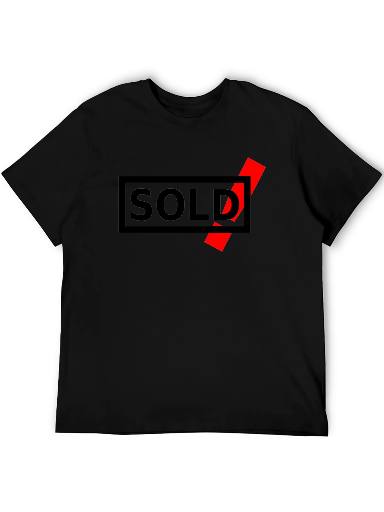 Black Sold Graphic T-Shirt - Limited Edition view 5