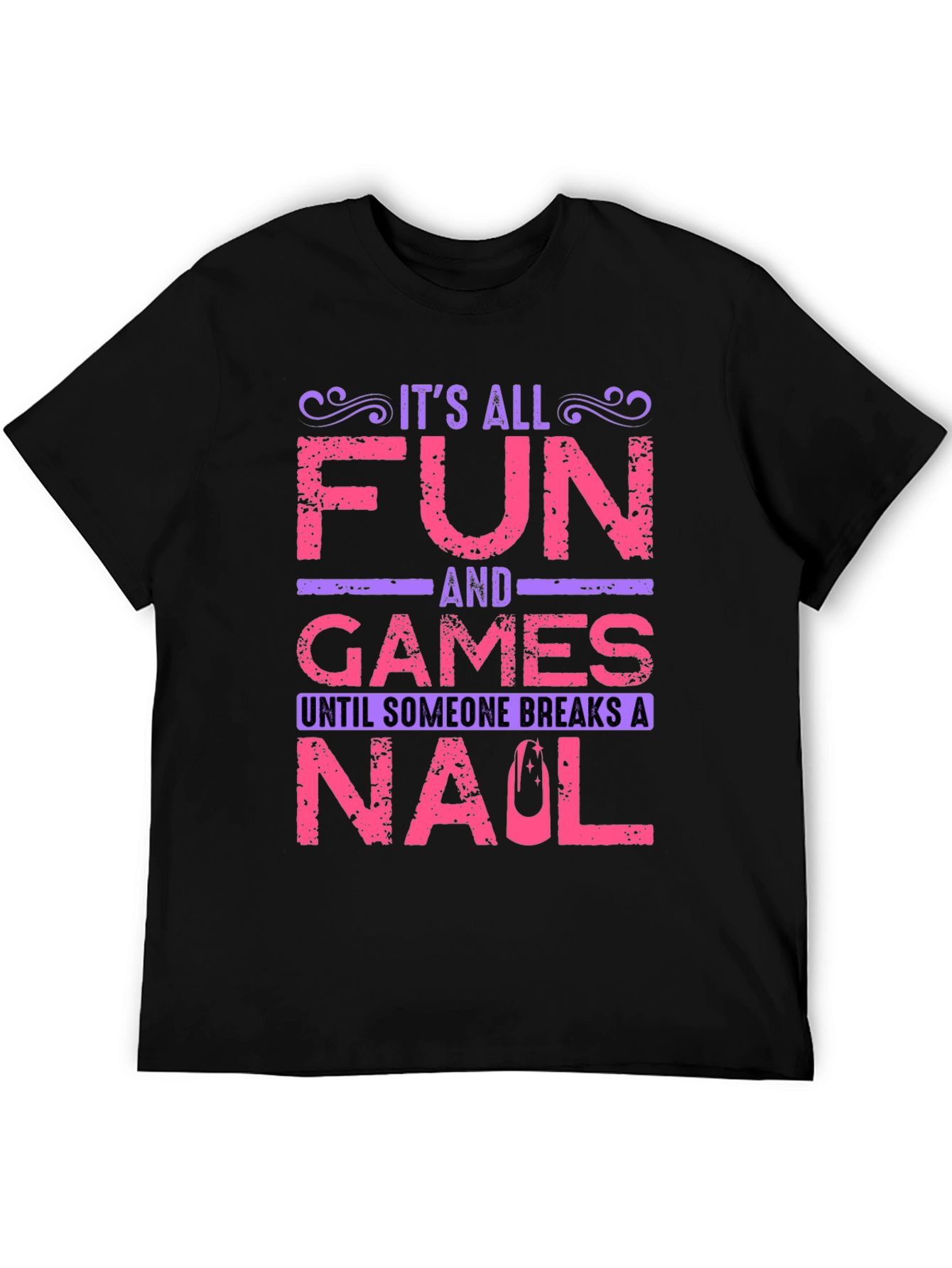 Black Fun and Games T-Shirt view 5