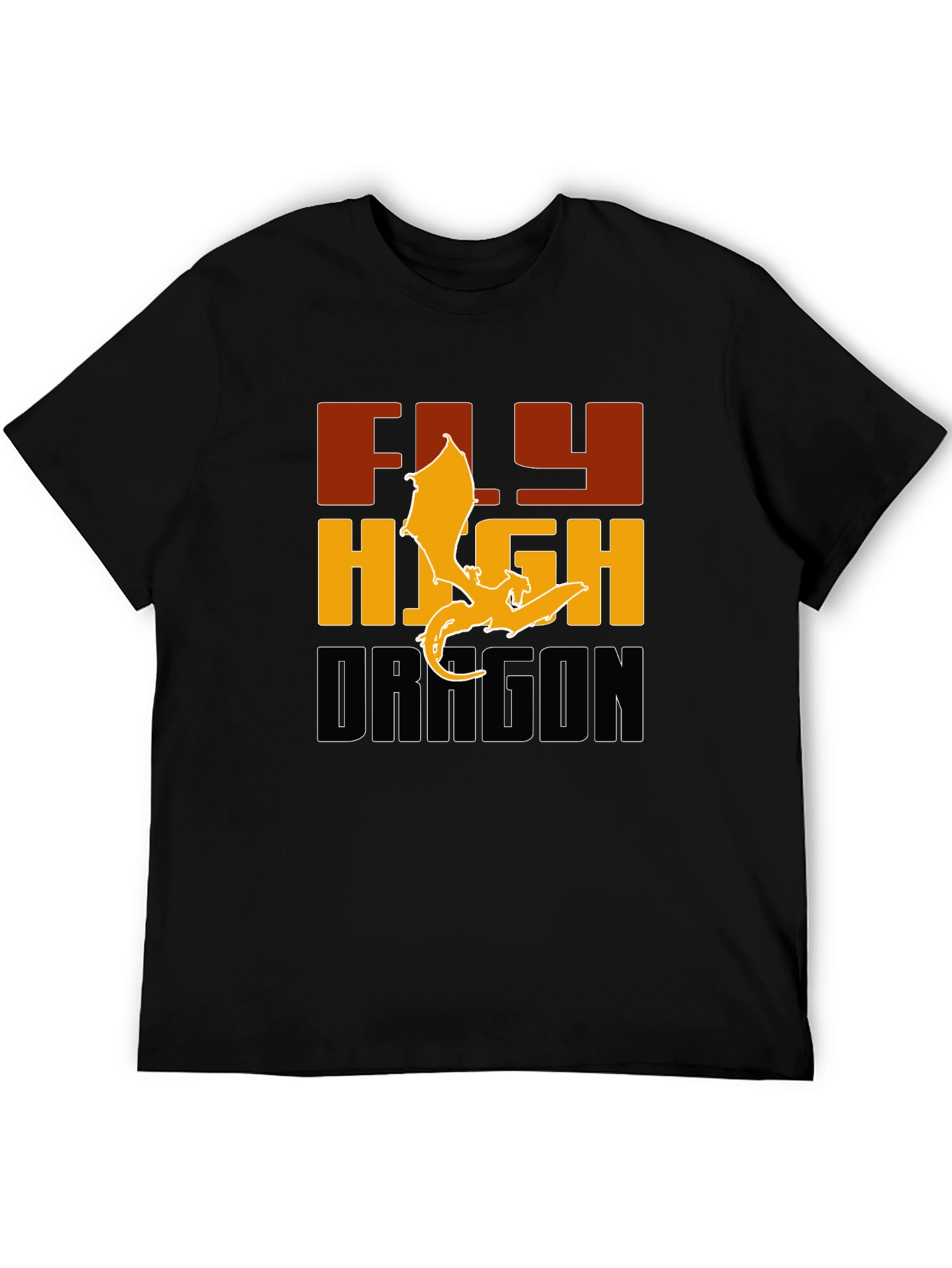 Black Fly High Dragon Graphic Tee - Bold & Stylish view 5
