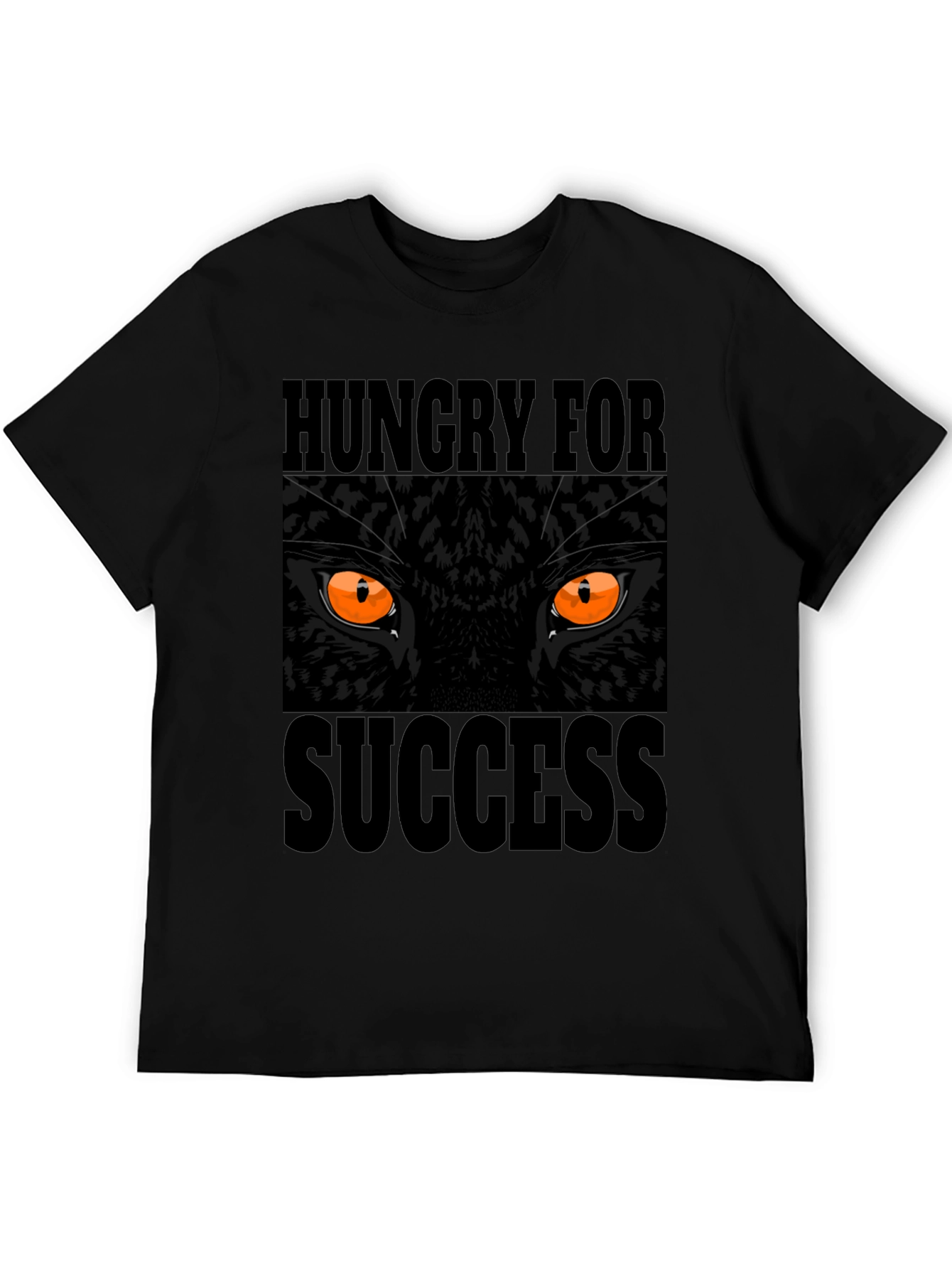 Black Hungry for Success Graphic Tee view 5