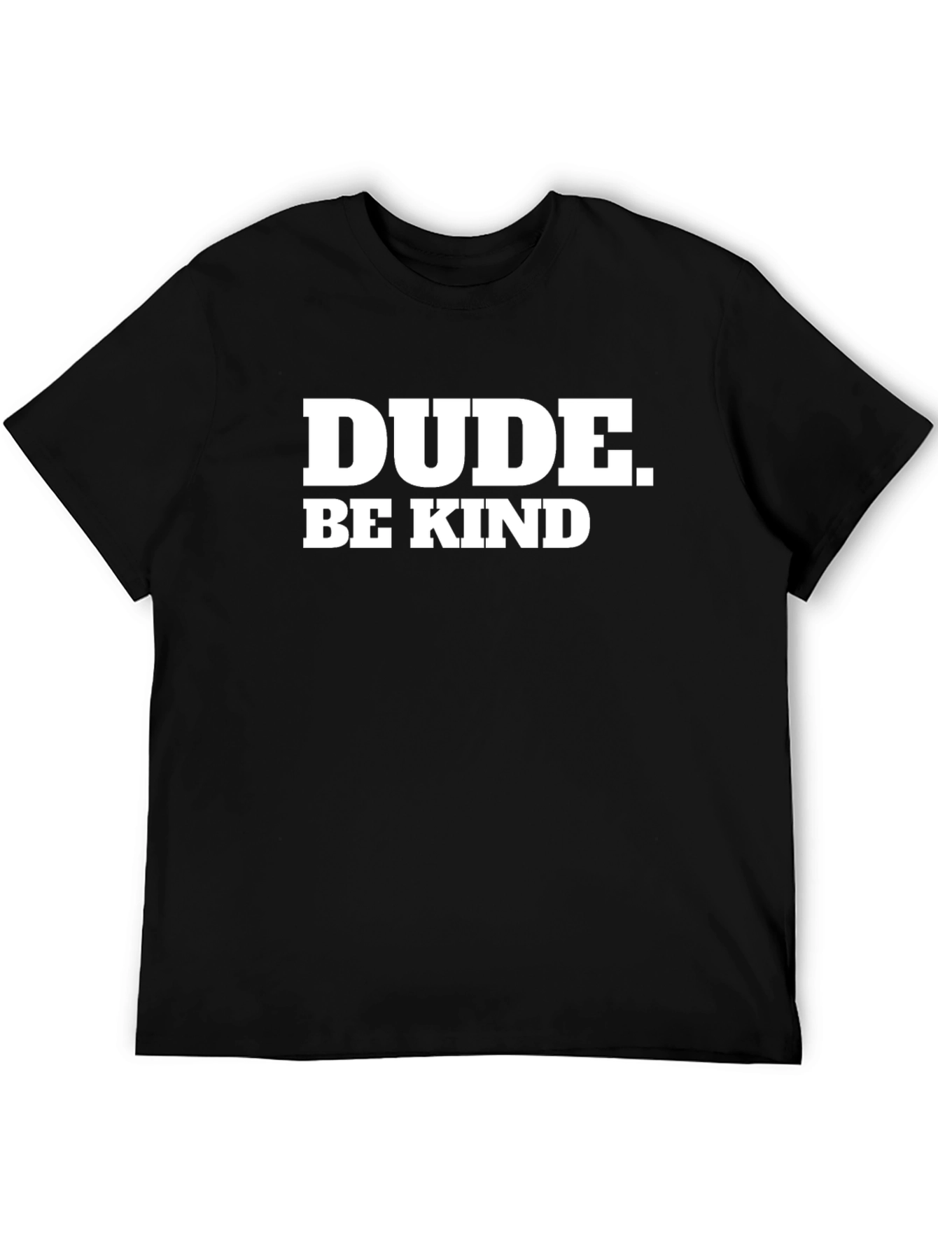 Black Dude Be Kind Graphic Tee - Stylish Comfort view 5