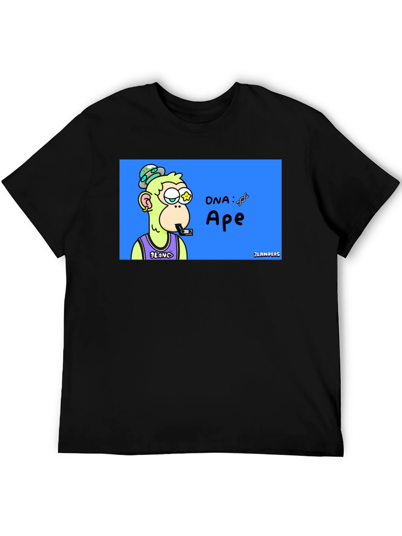Black Ape DNA Graphic T-Shirt - Unique Design view 5