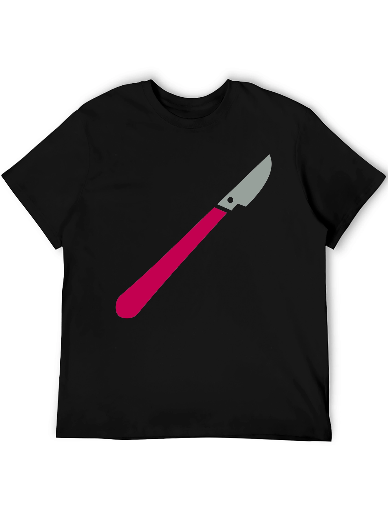 Black Scalpel Graphic Tee - Medical Humor T-Shirt view 5