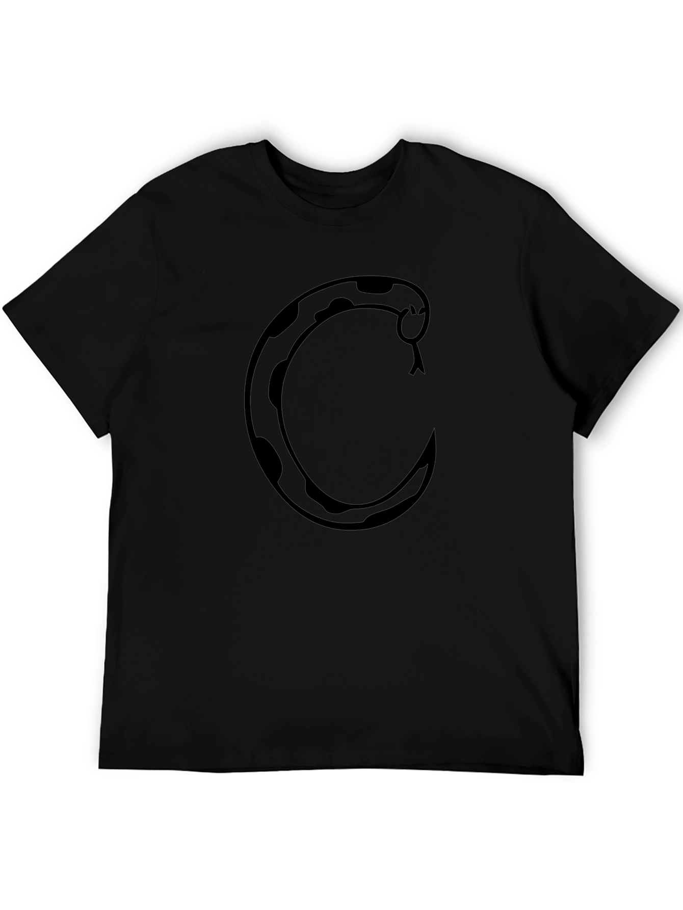 Black Snake Graphic Tee - Cool Black T-Shirt view 5