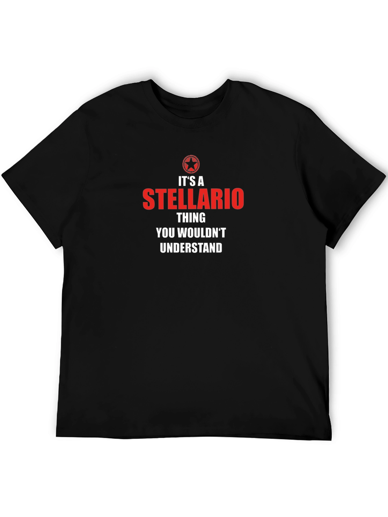 Black Stellario T-Shirt - You Wouldn't Understand view 5