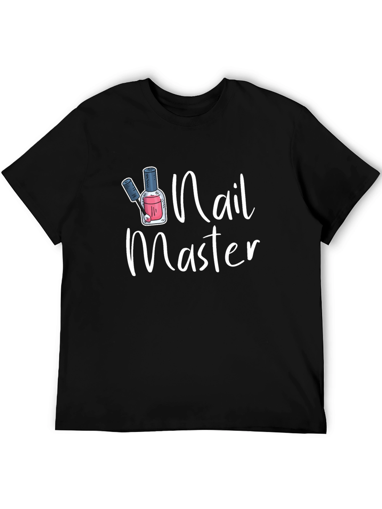 Nail Master Black T-Shirt | Nail Technician Apparel - 5
