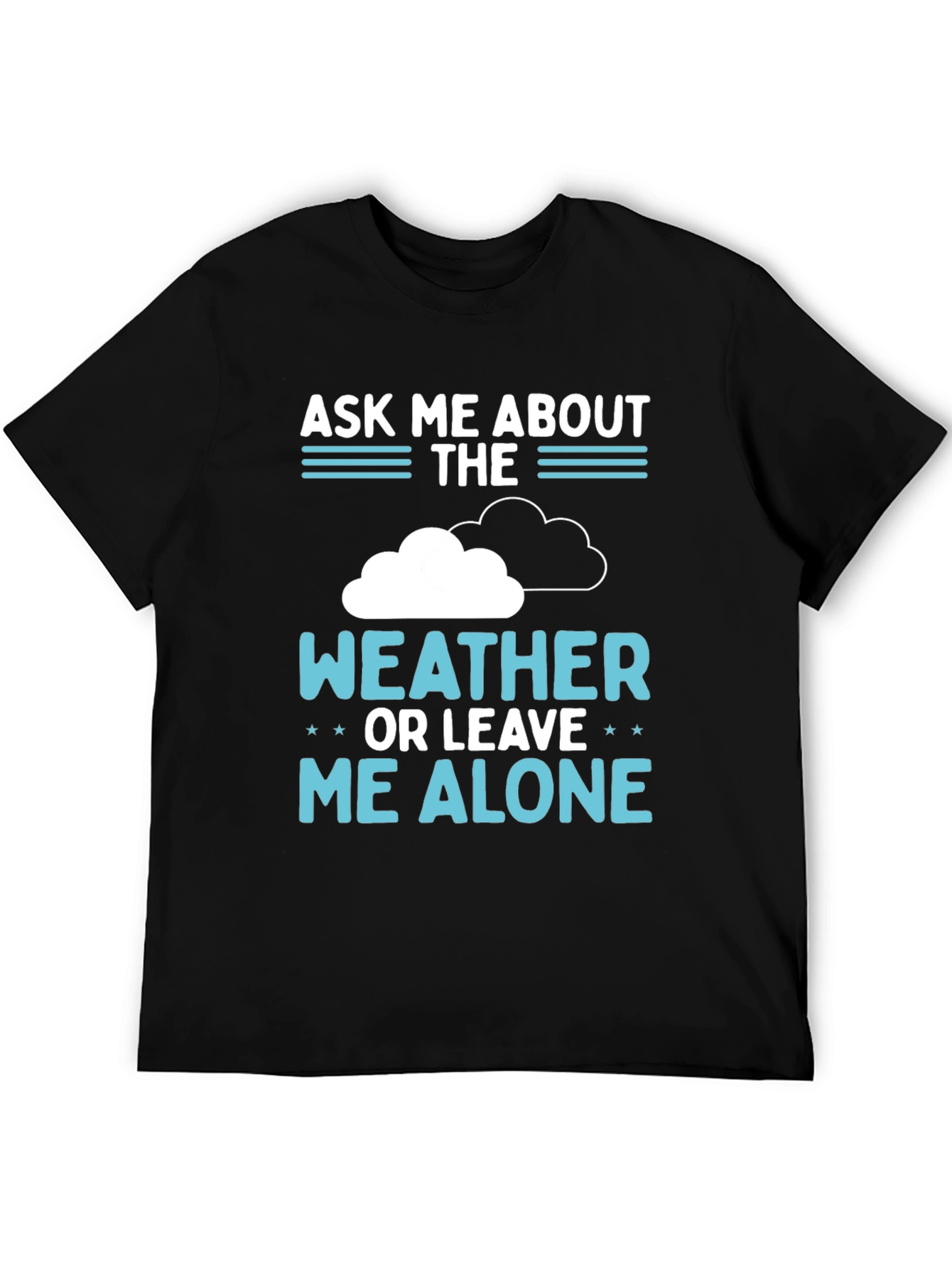 Black Weather Fan T-Shirt view 5