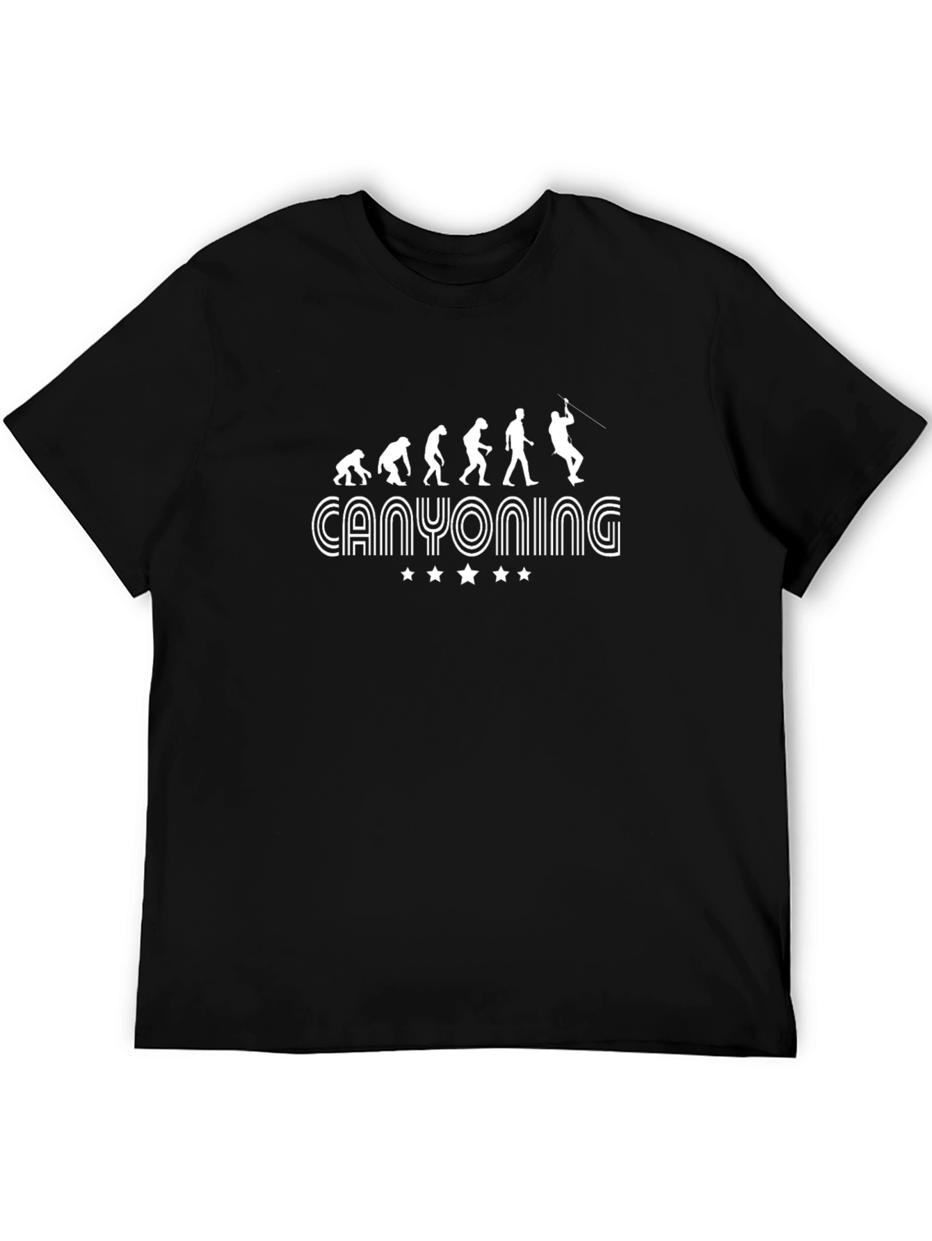 Black Canyoning Evolution Graphic T-Shirt - Black view 5