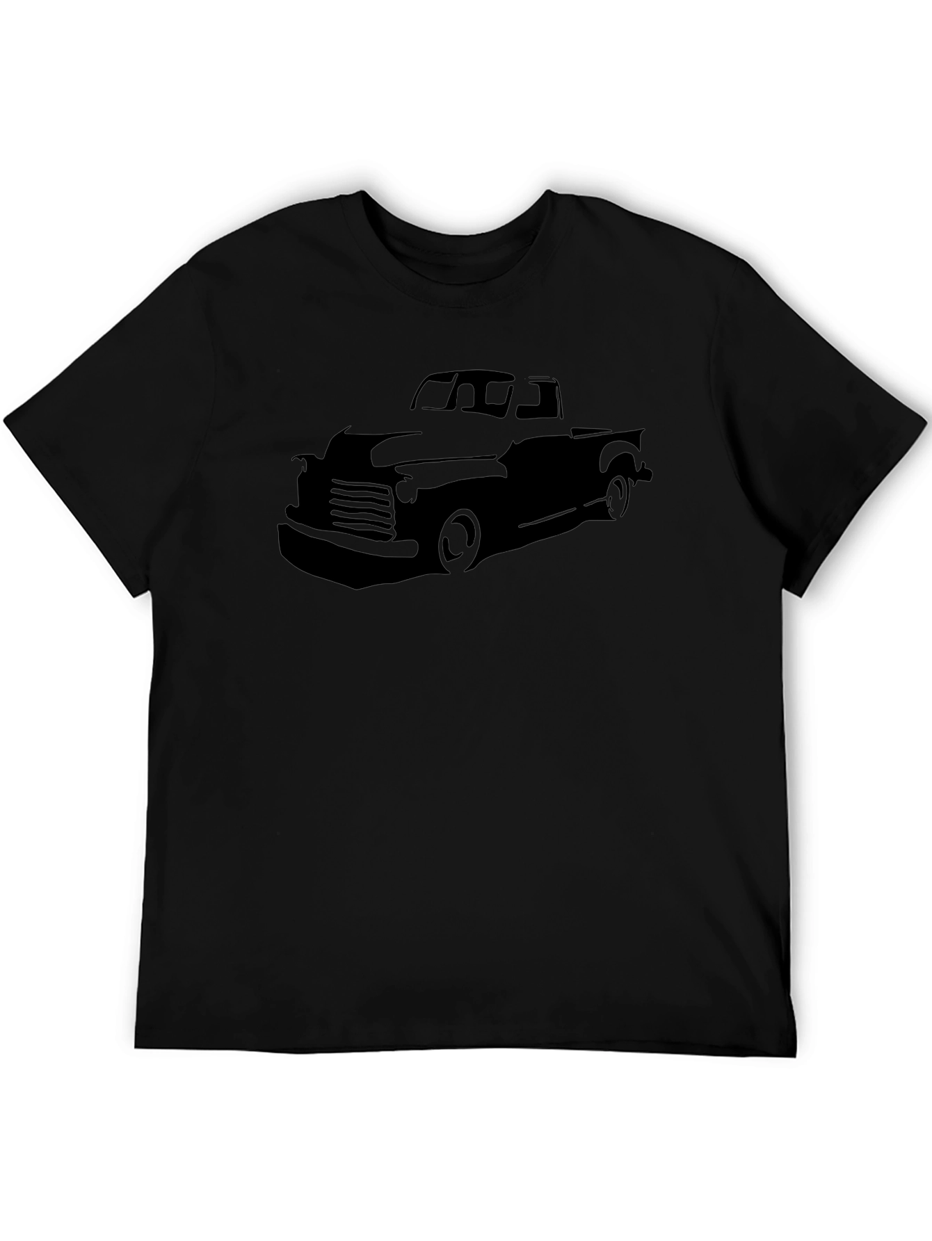 Black Classic Truck Graphic Tee - Black view 5