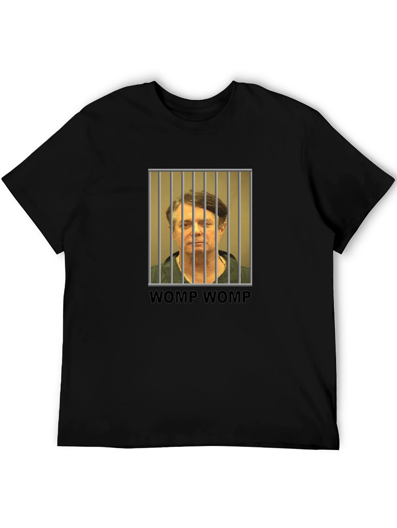 Black Womp Womp Prisoner Graphic Tee view 5