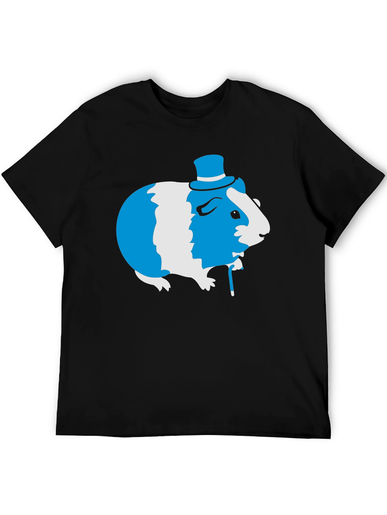 Guinea Pig Top Hat Tee - Unique Graphic T-Shirt - 5