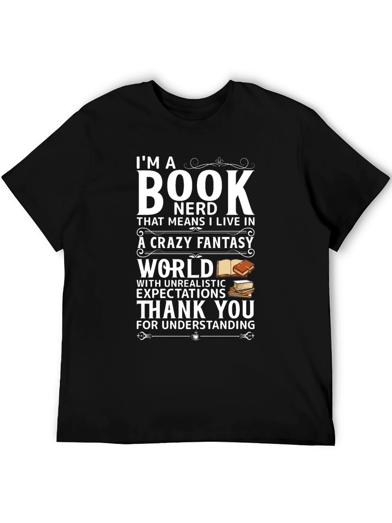 Black Book Nerd T-Shirt: Fantasy World Tee view 5