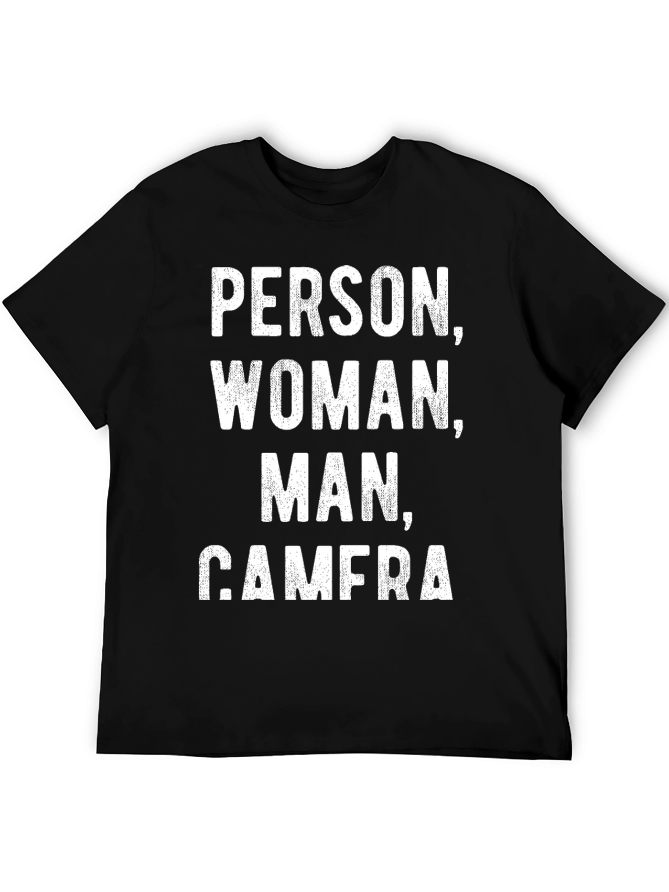 Black Person Woman Man Camera T-Shirt Funny Political Tee view 5
