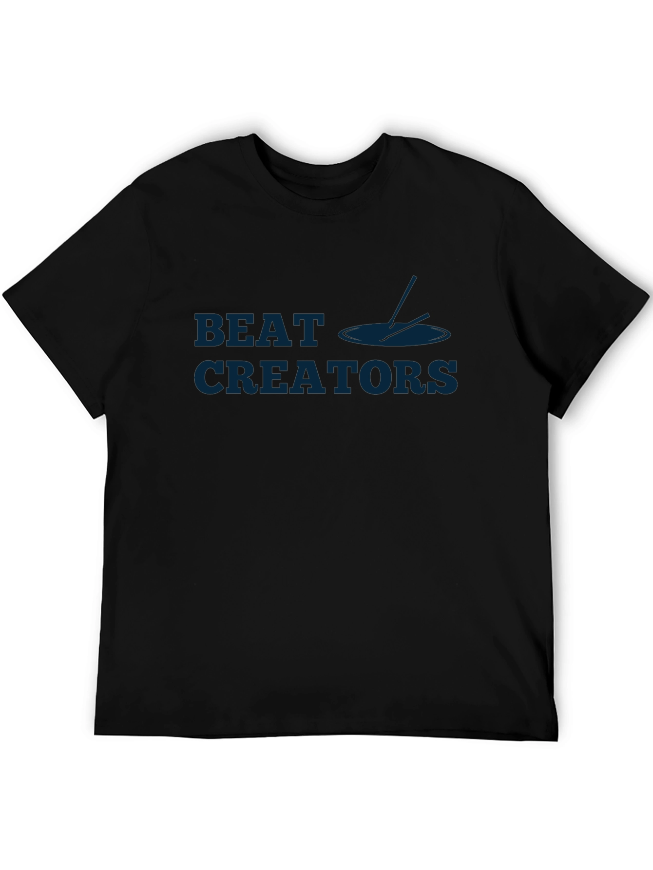 Black Beat Creators Black Graphic T-Shirt view 5
