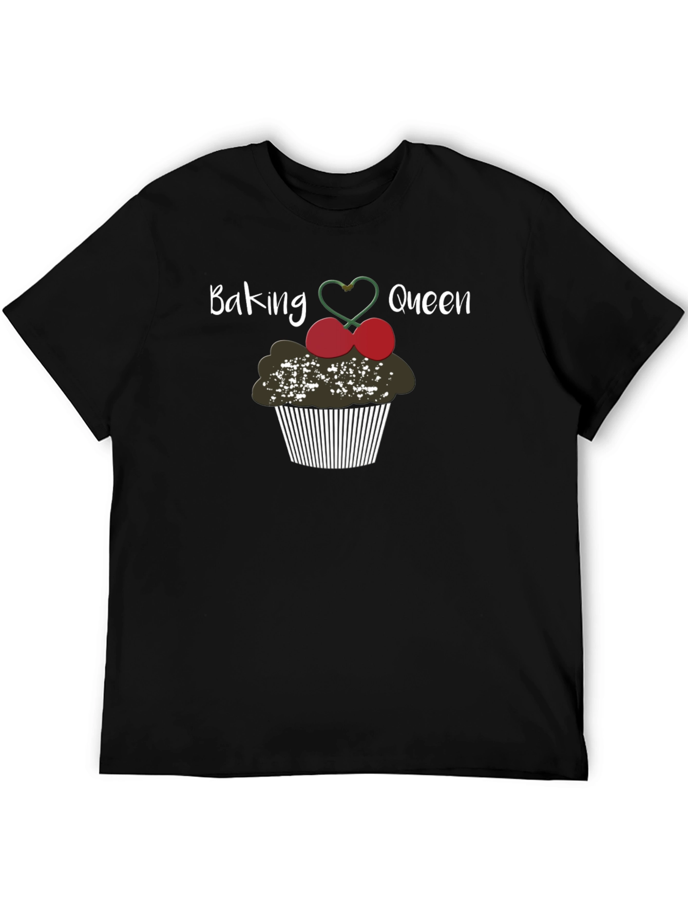 Black Baking Queen T-Shirt view 5