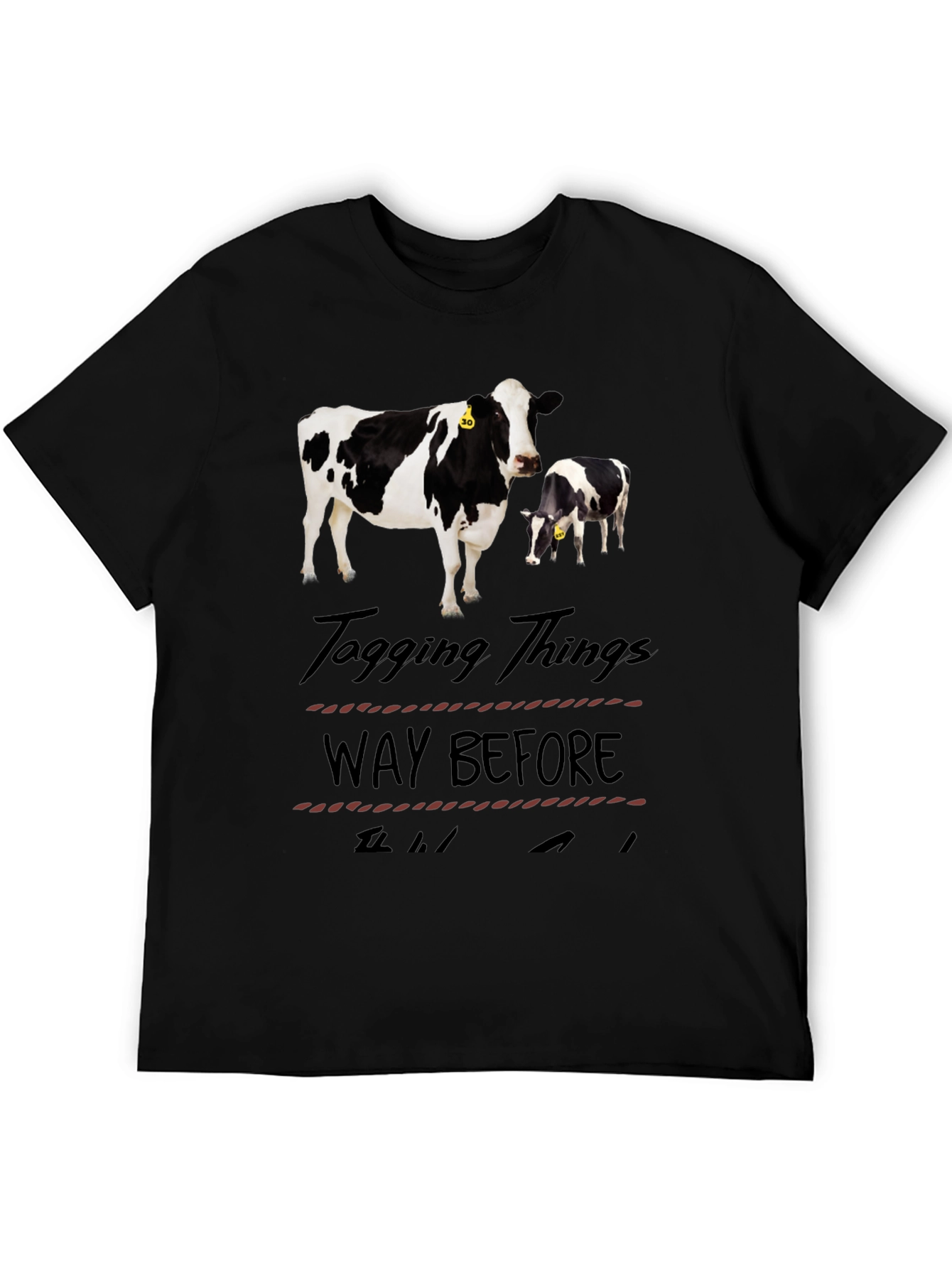 Black Cow Tagging T-Shirt - Way Before view 5