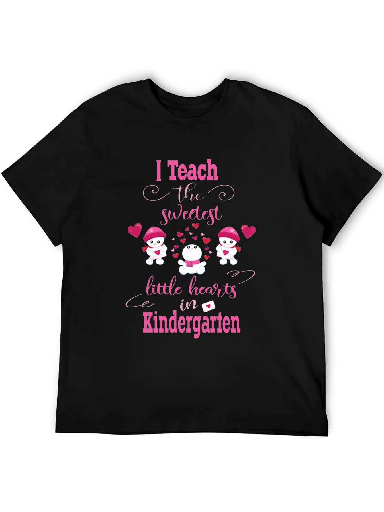 Black I Teach The Sweetest Hearts T-Shirt view 5