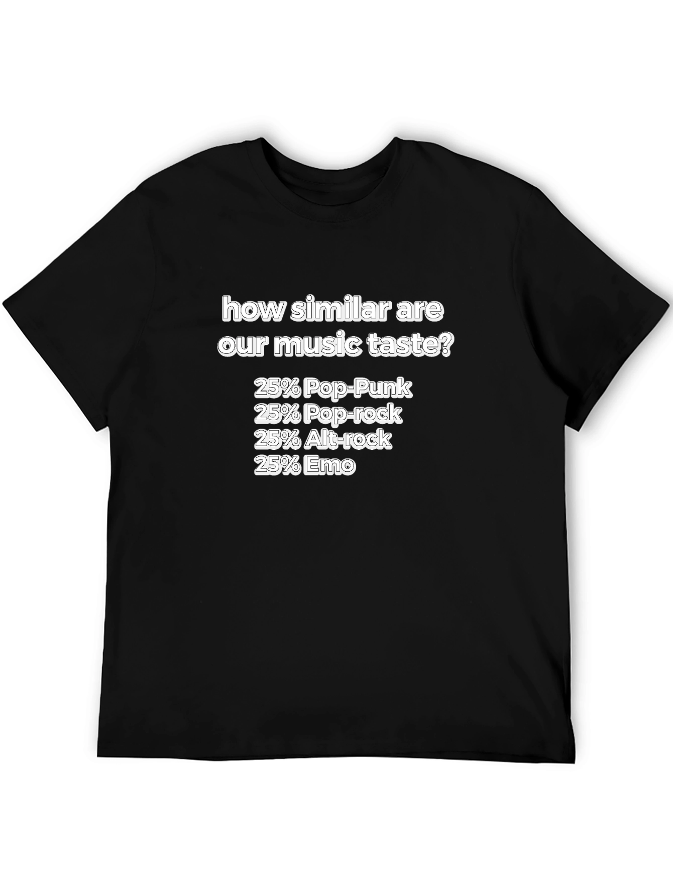 Music Taste T-Shirt: Pop-Punk, Pop-Rock, Alt-Rock, Emo - 5