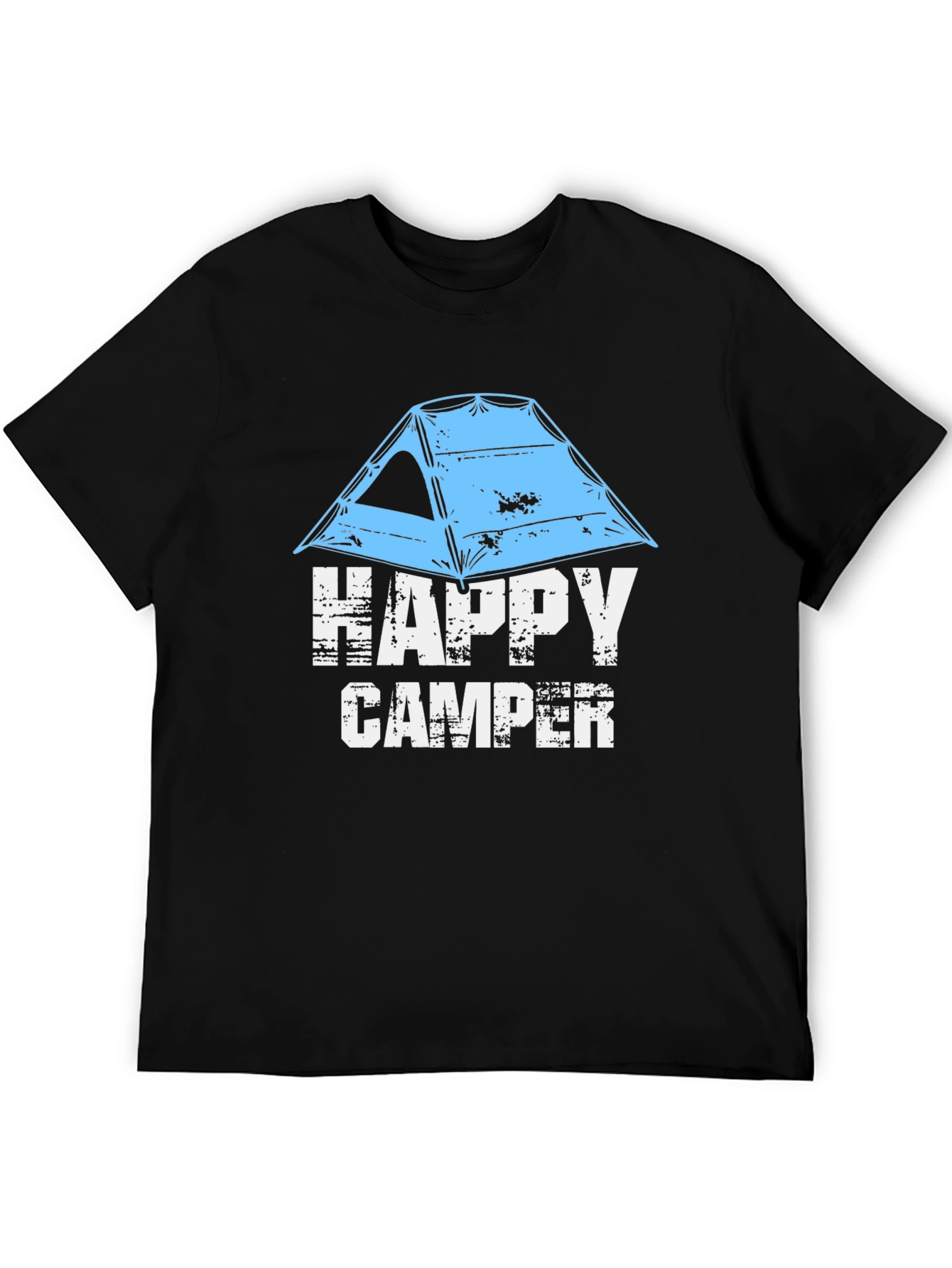 Black Happy Camper T-Shirt - Adventure Ready view 5