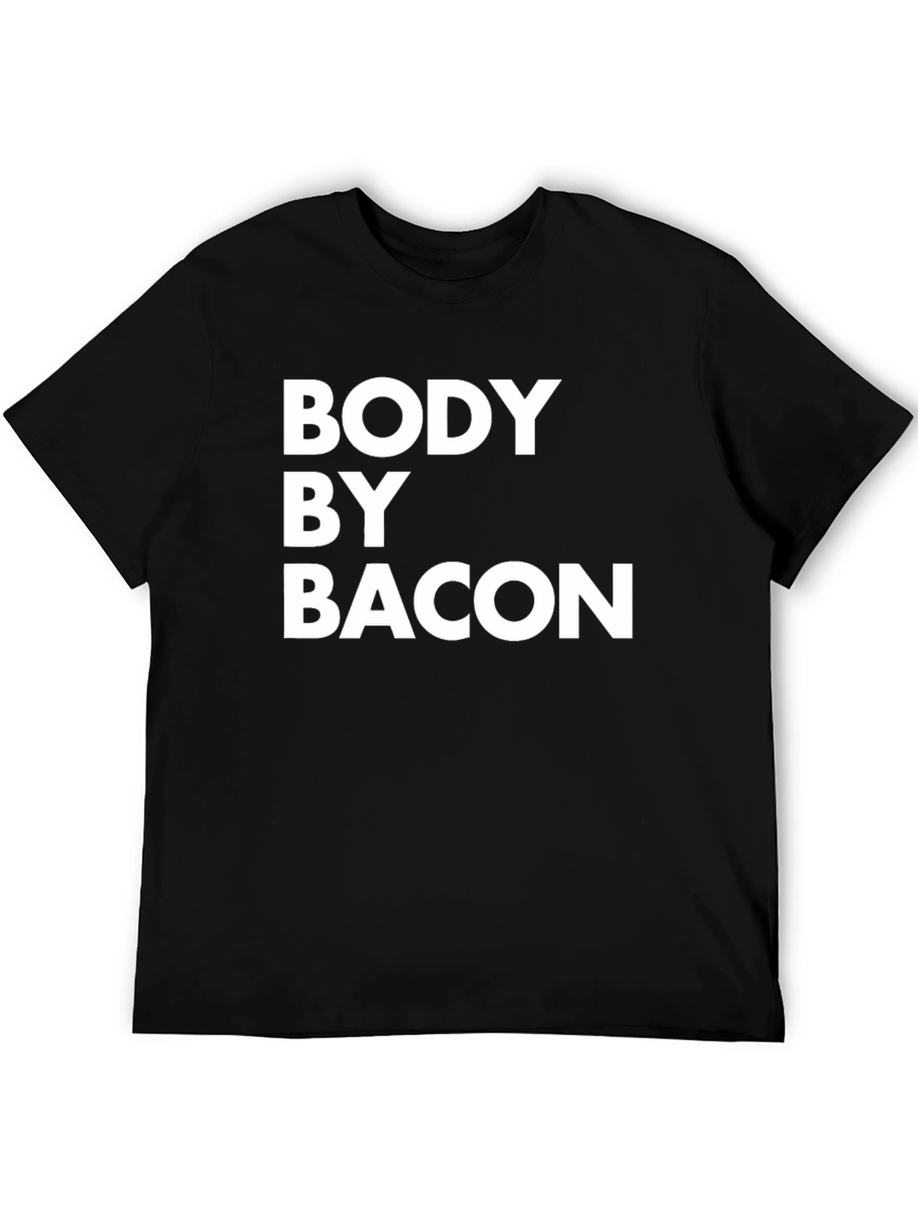 Black Body By Bacon T-Shirt - Funny Foodie Tee view 5