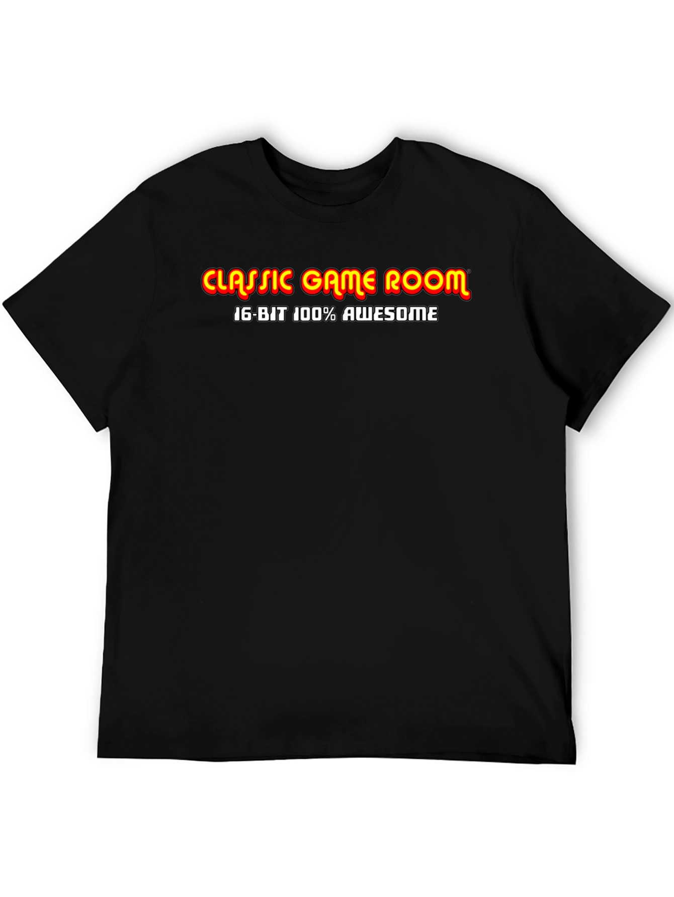 Black Classic Game Room 16-Bit Awesome Graphic Tee view 5