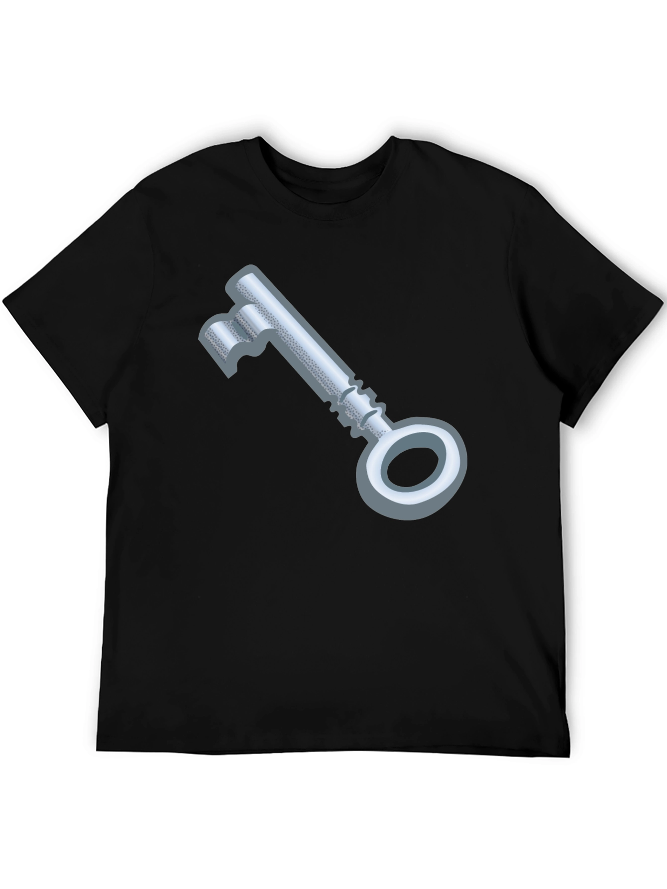 Black Key Graphic Black T-Shirt view 5
