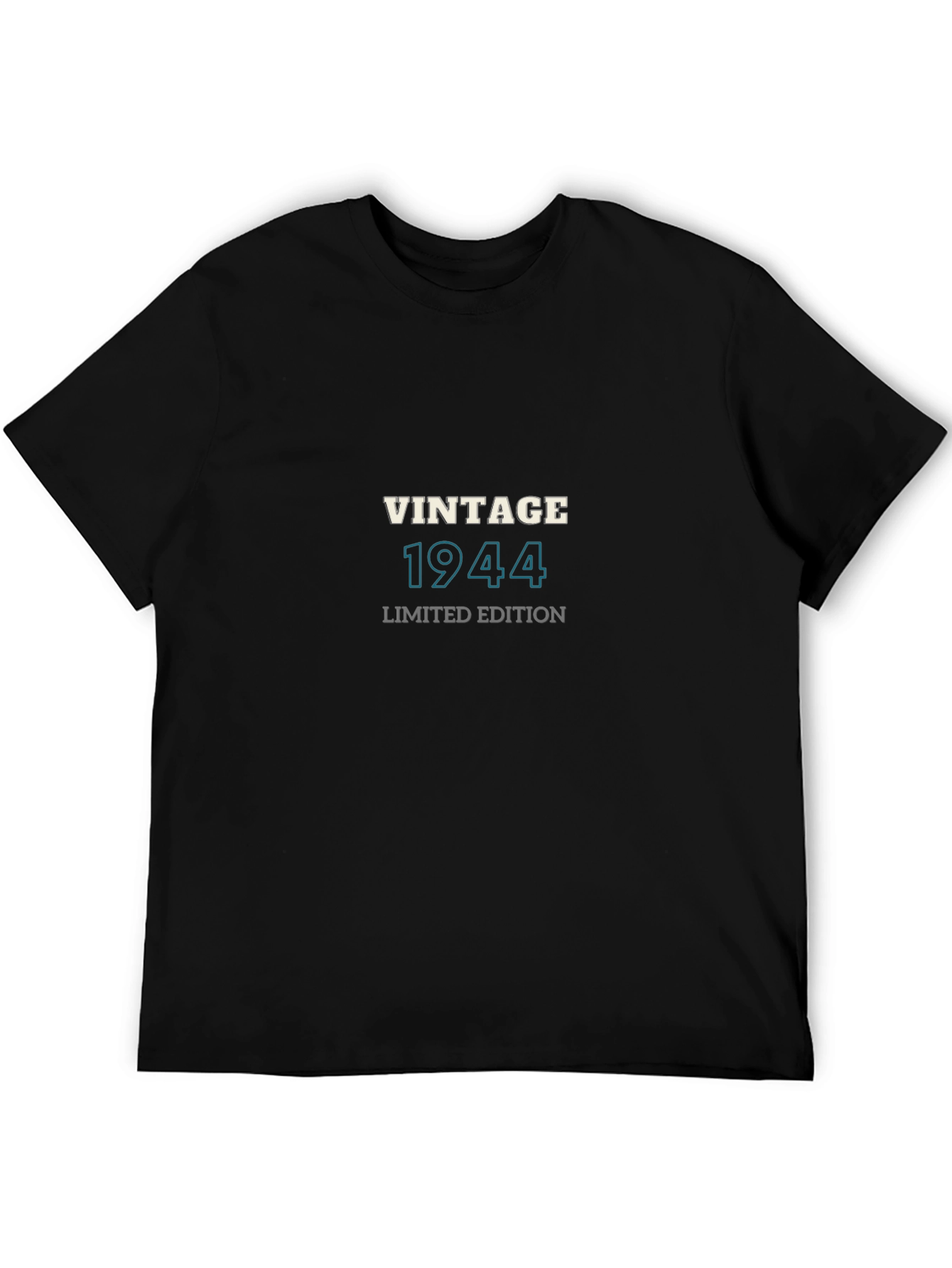 Black Vintage 1944 Limited Edition Black T-Shirt view 5