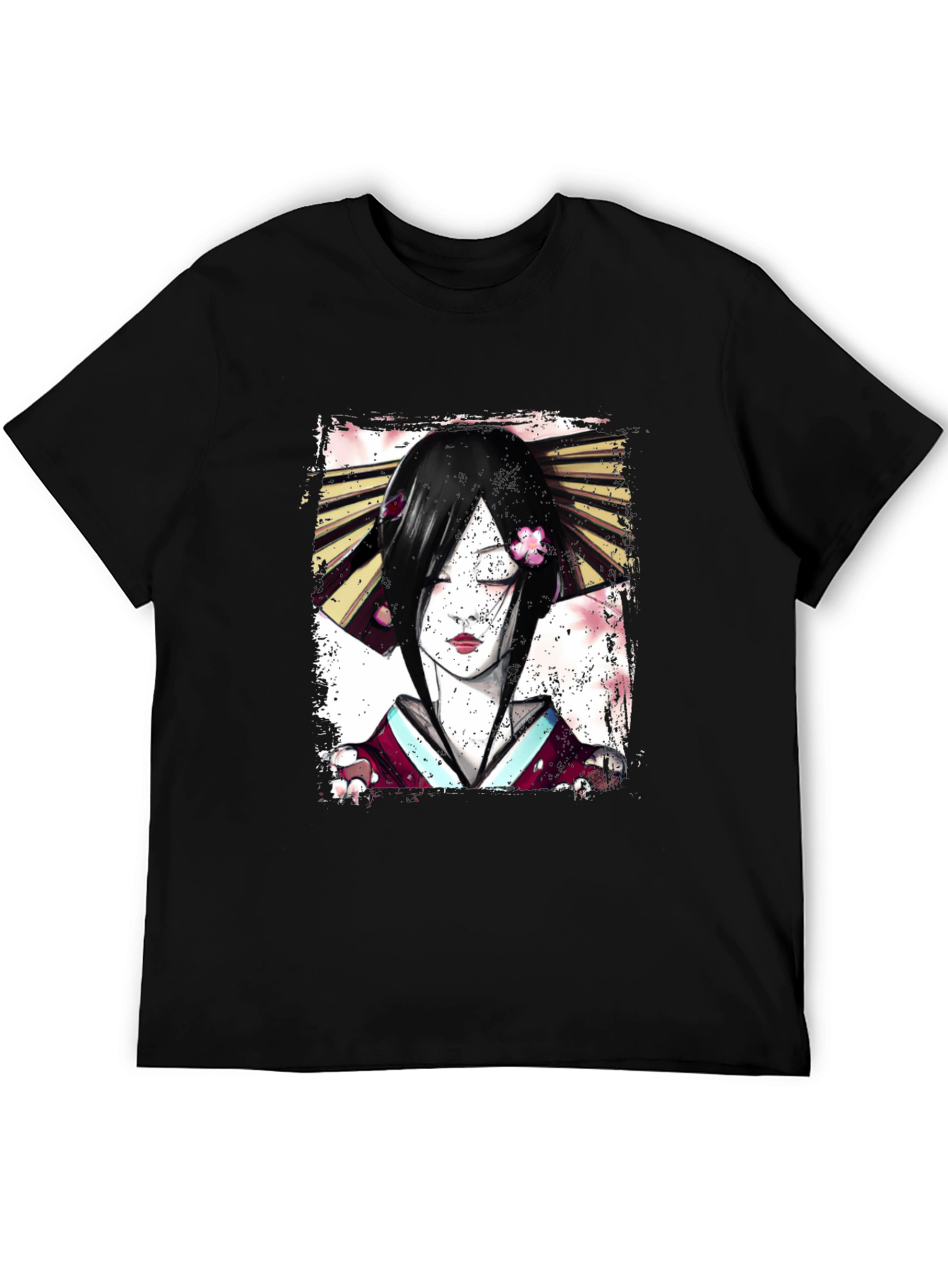 Geisha Graphic Tee - Japanese Art Shirt - 5