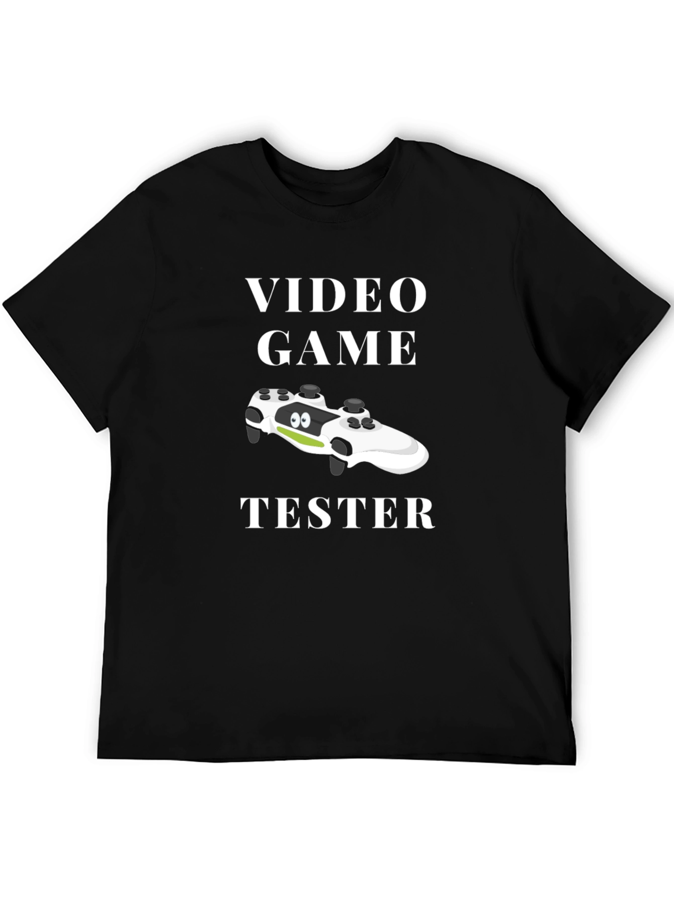 Black Video Game Tester Funny Gamer T-Shirt view 5
