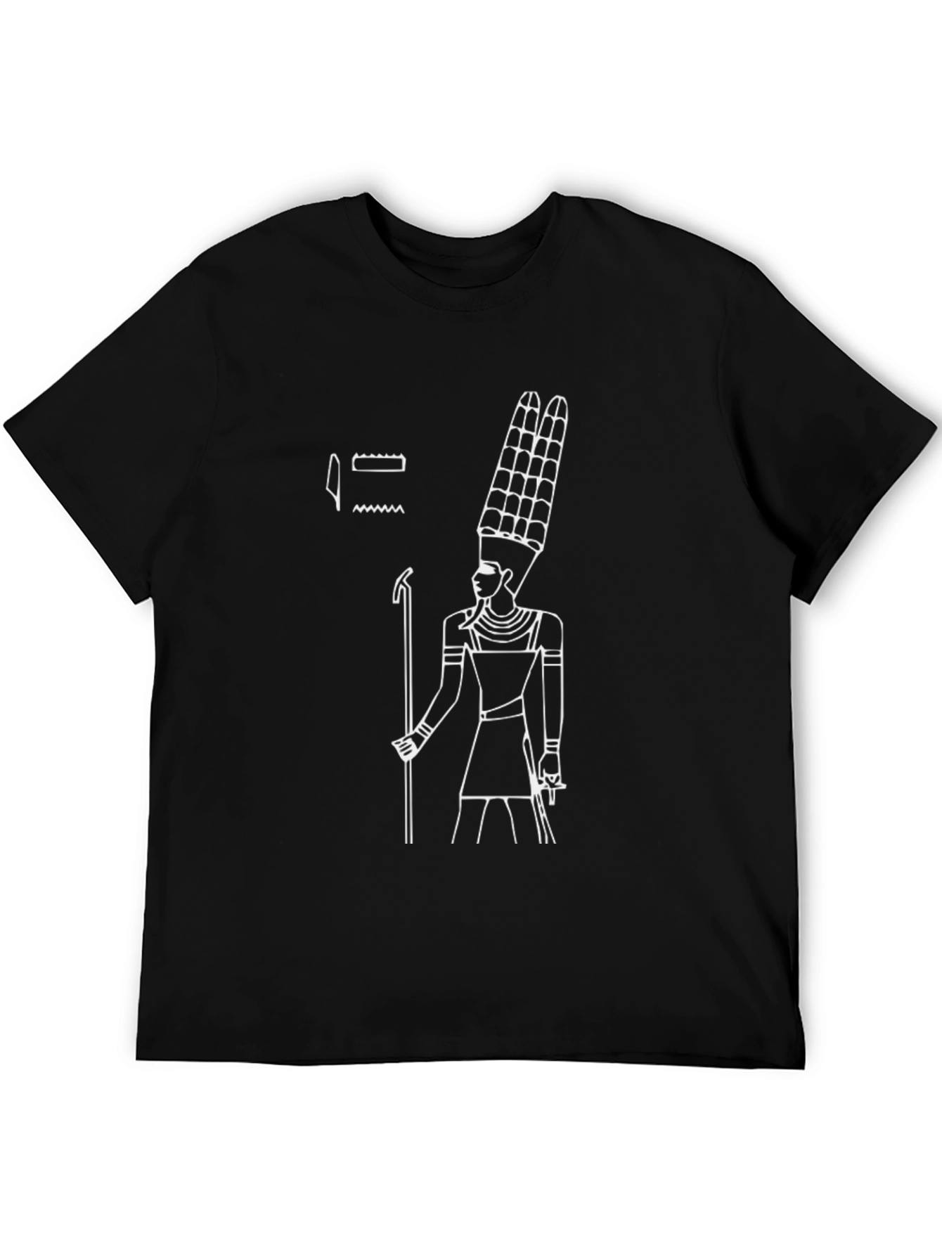 Black Egyptian God Graphic Black T-Shirt view 5