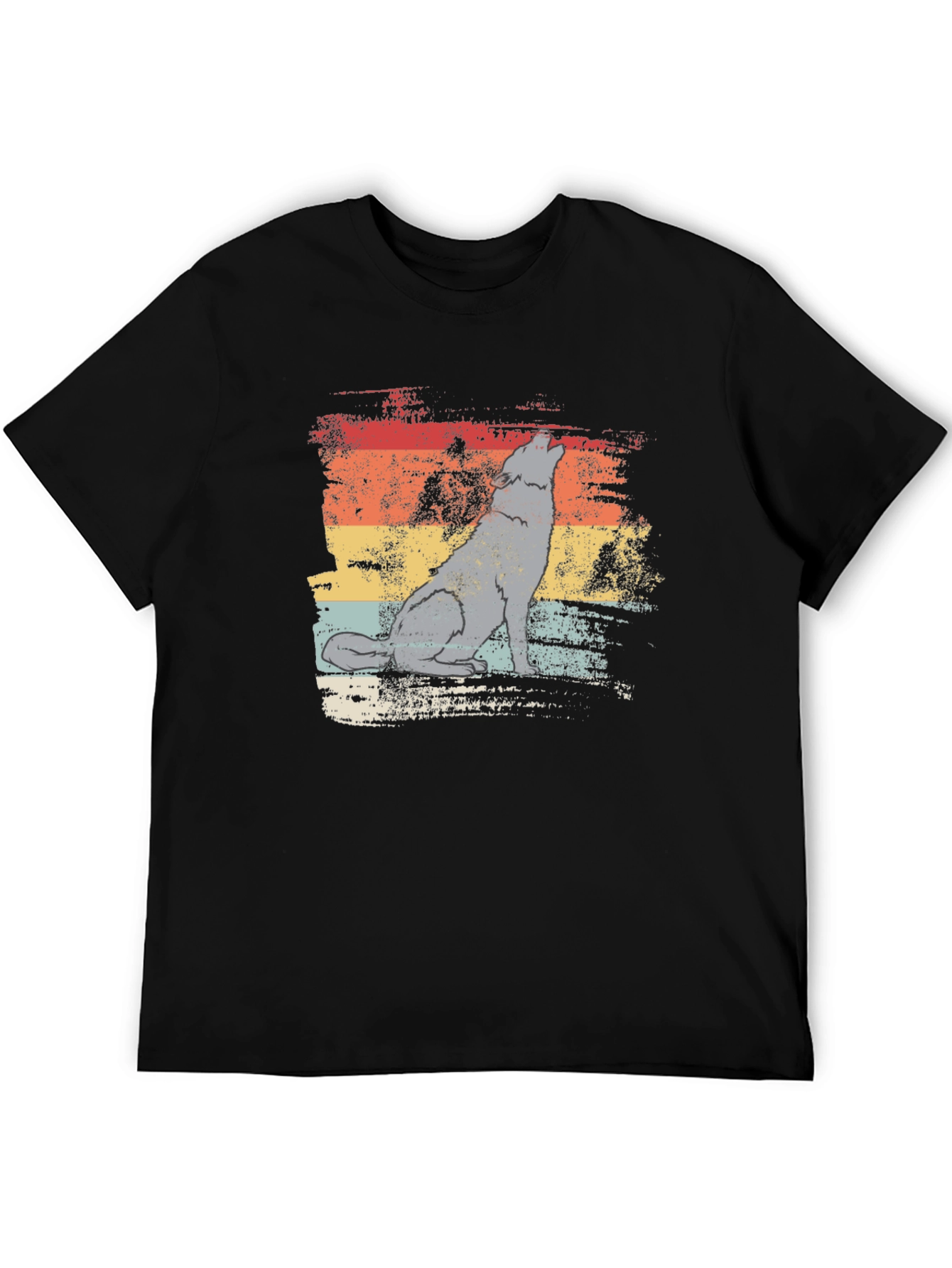 Vintage Wolf Graphic T-Shirt - Retro Style - 5