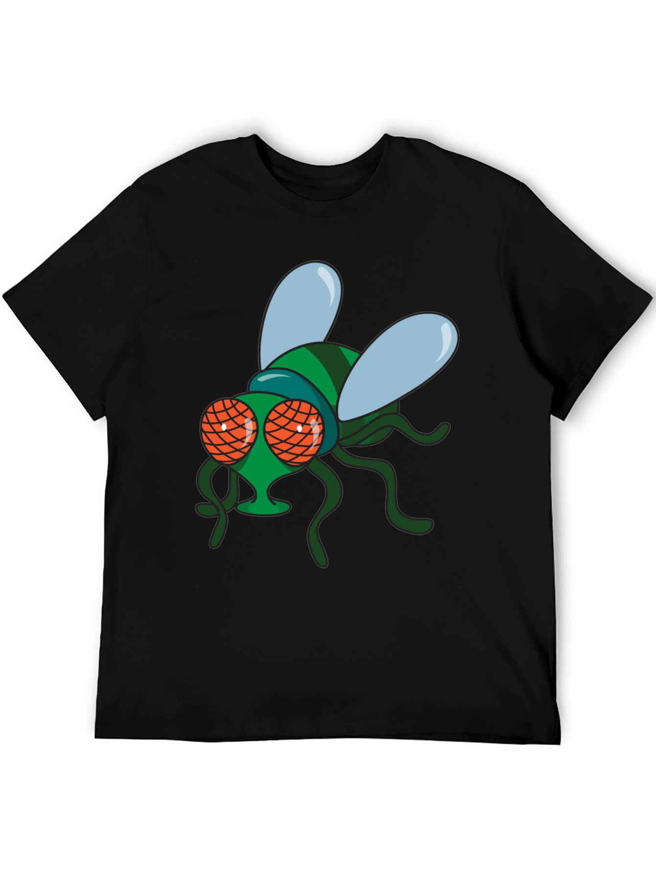 Black Fly Graphic Black T-Shirt view 5