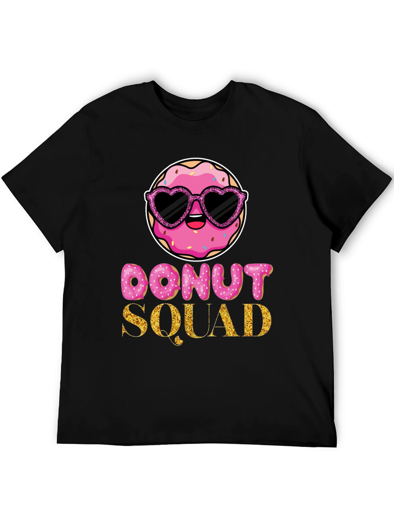 Black Donut Squad Graphic Tee view 5