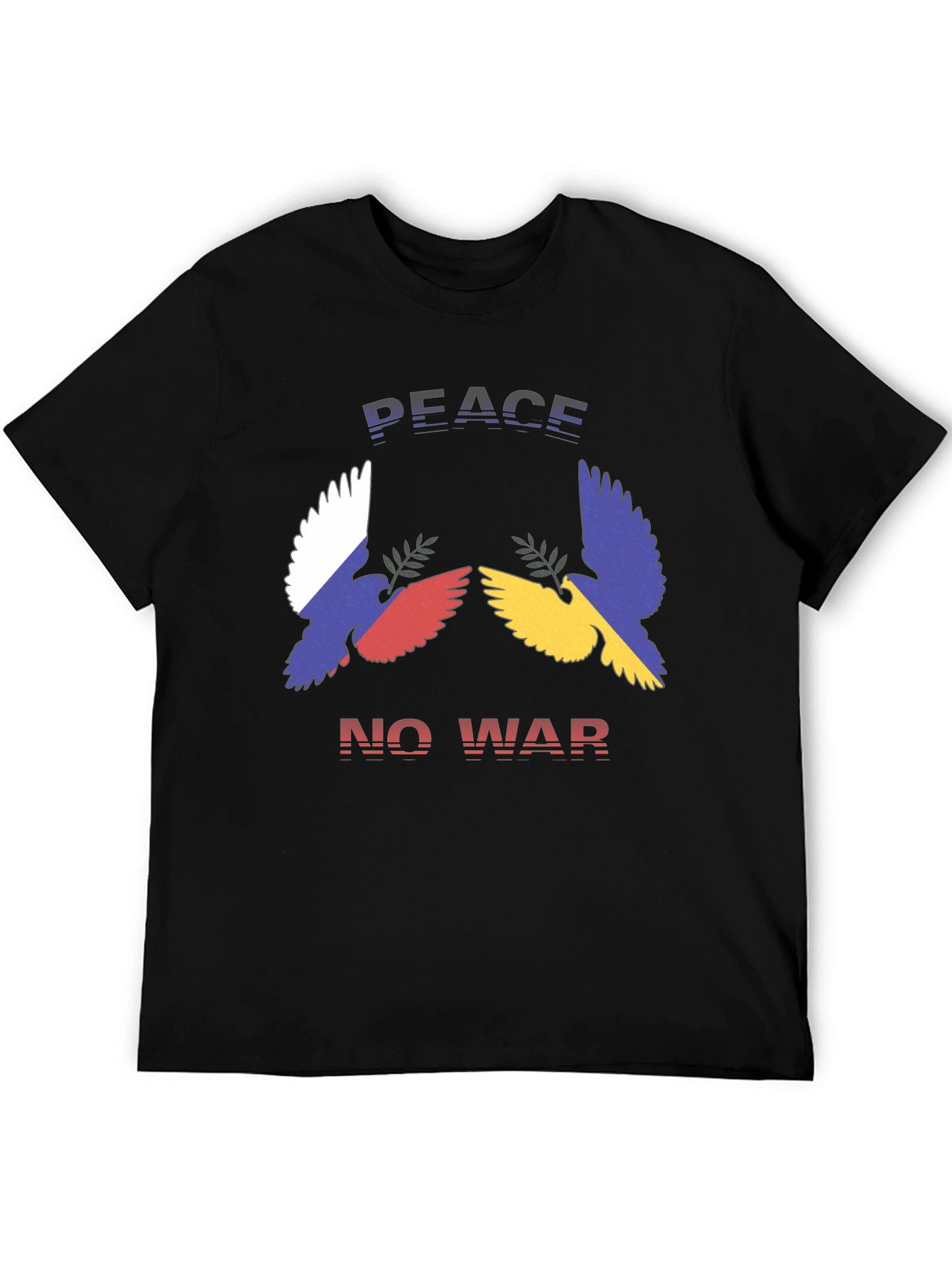 Black Peace No War Graphic T-Shirt view 5