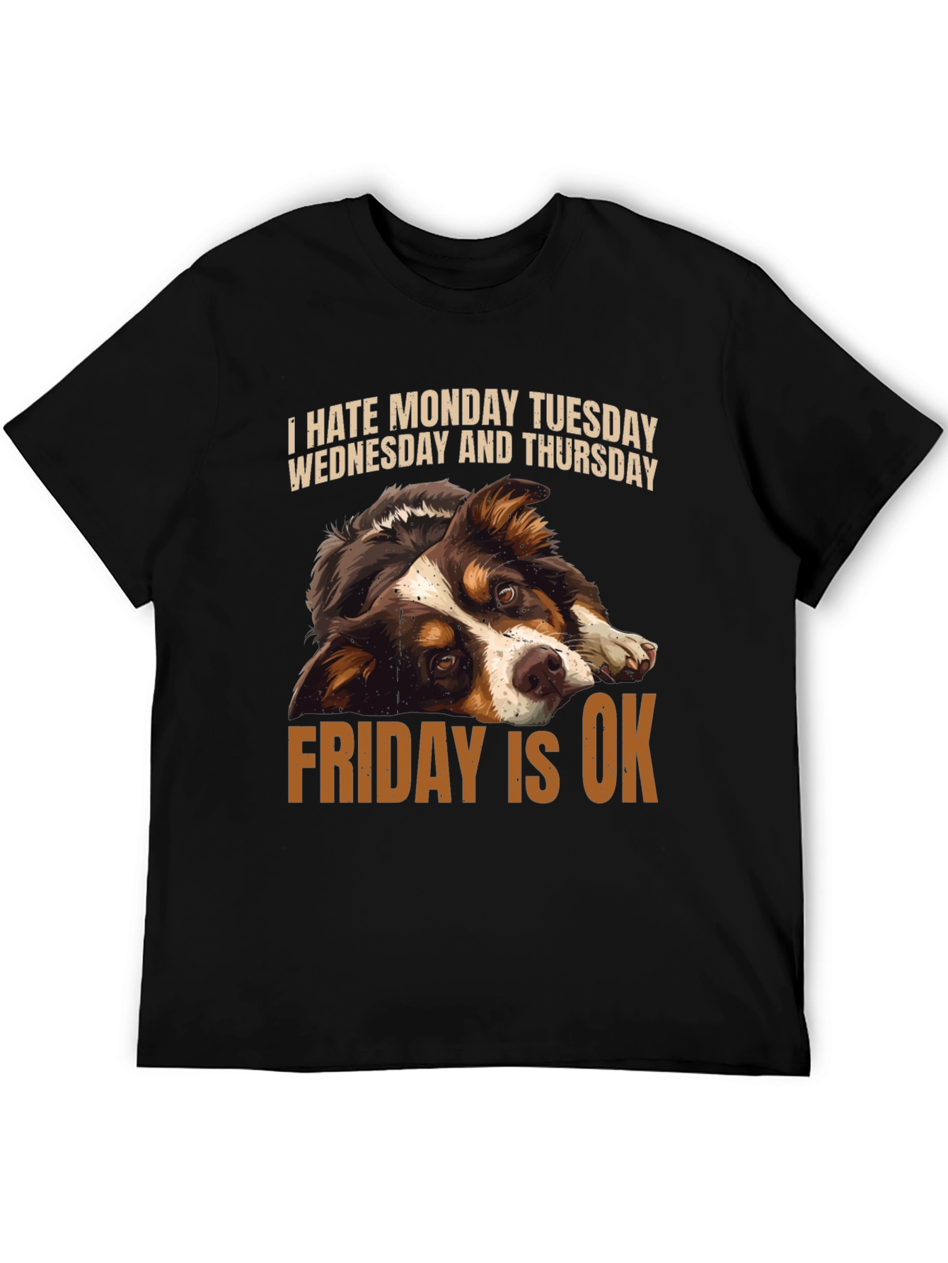 Funny Dog Days of the Week T-Shirt - 5