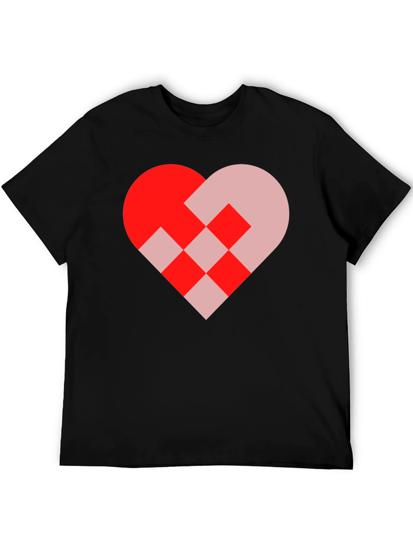 Black Heart Graphic Black T-Shirt view 5