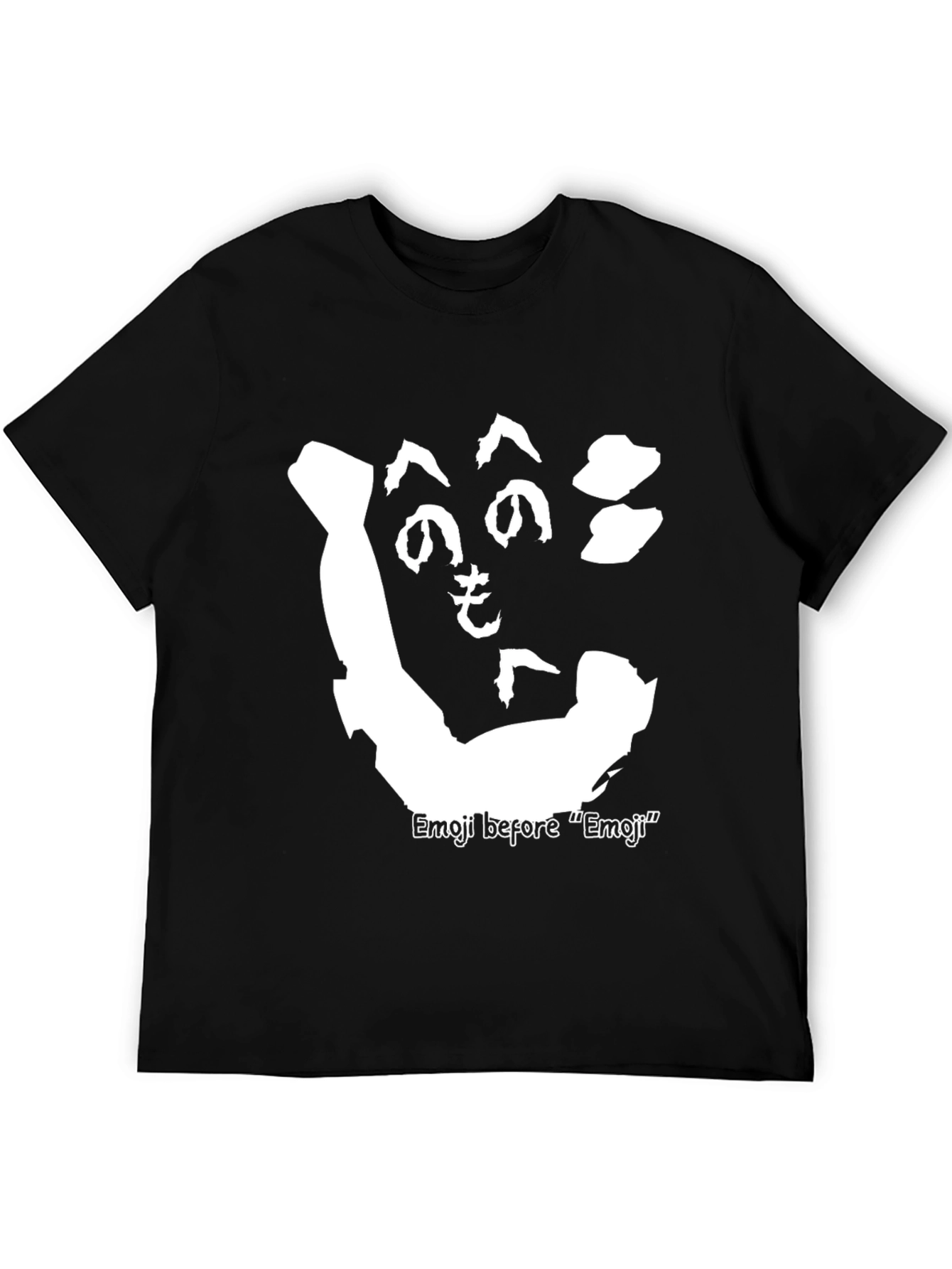 Black Emoji Before Emoji Black T-Shirt view 5