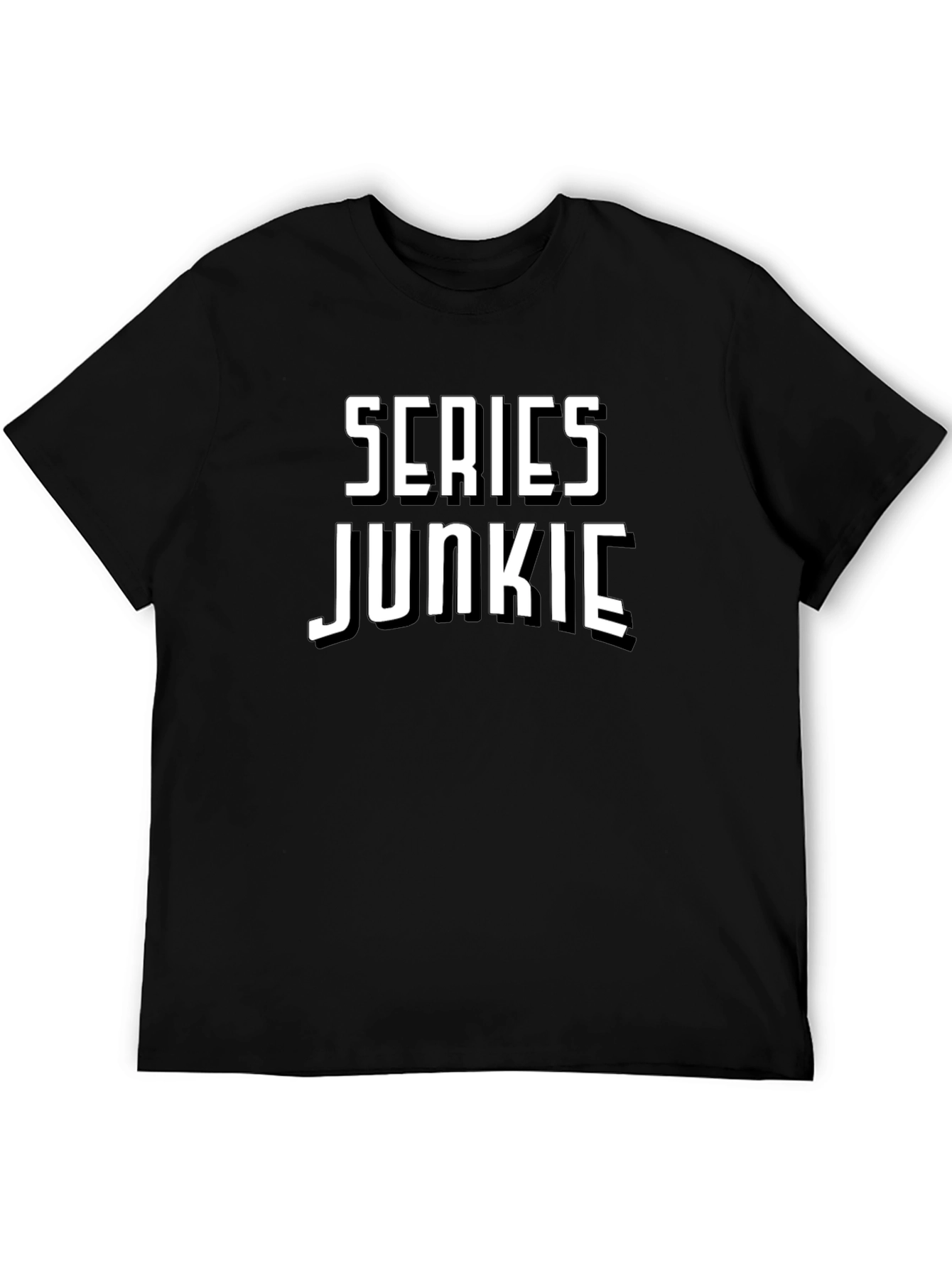 Series Junkie Black T-Shirt - Novelty Tee - 5