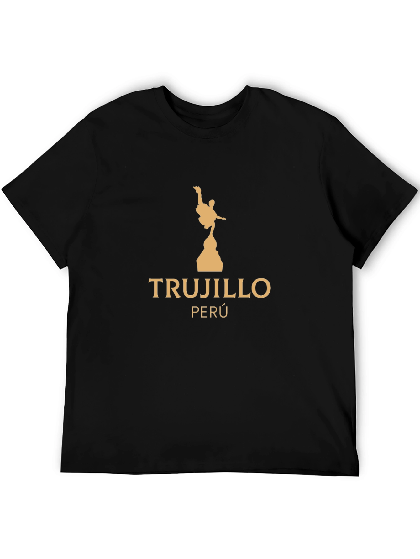 Black Trujillo Perú Black Graphic T-Shirt view 5