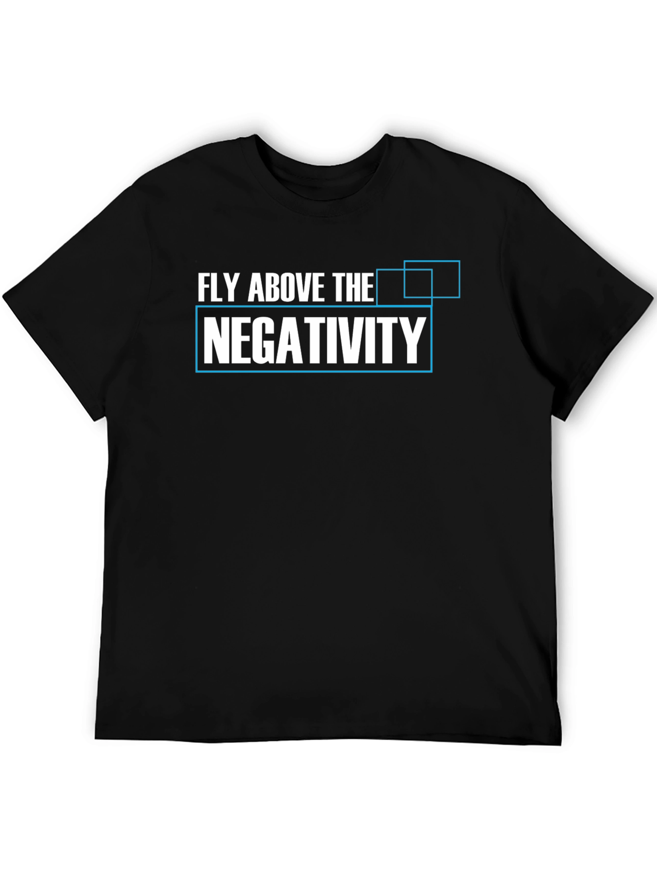 Black Fly Above Negativity T-Shirt view 5