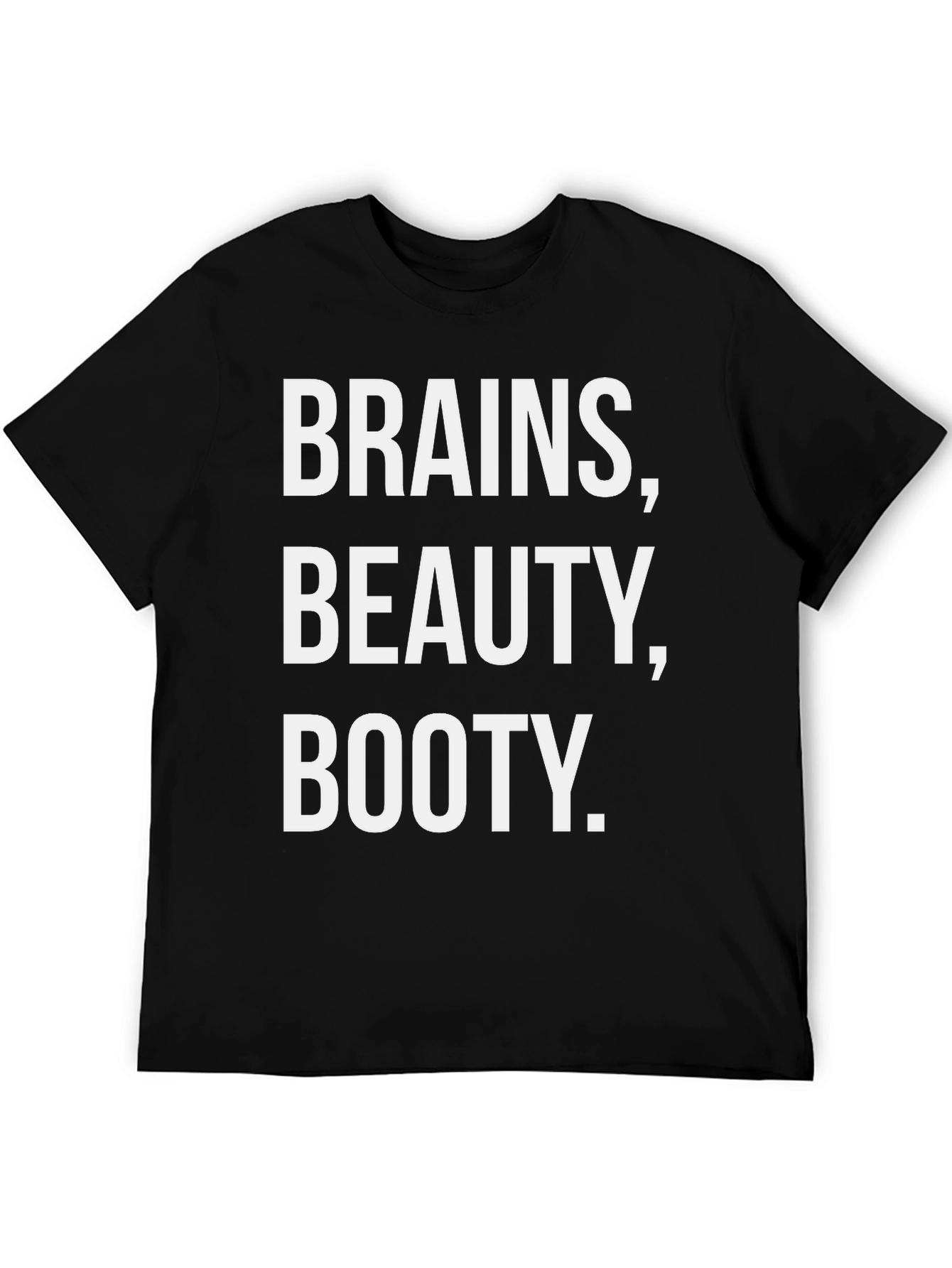 Black Brains Beauty Booty Black T-Shirt view 5