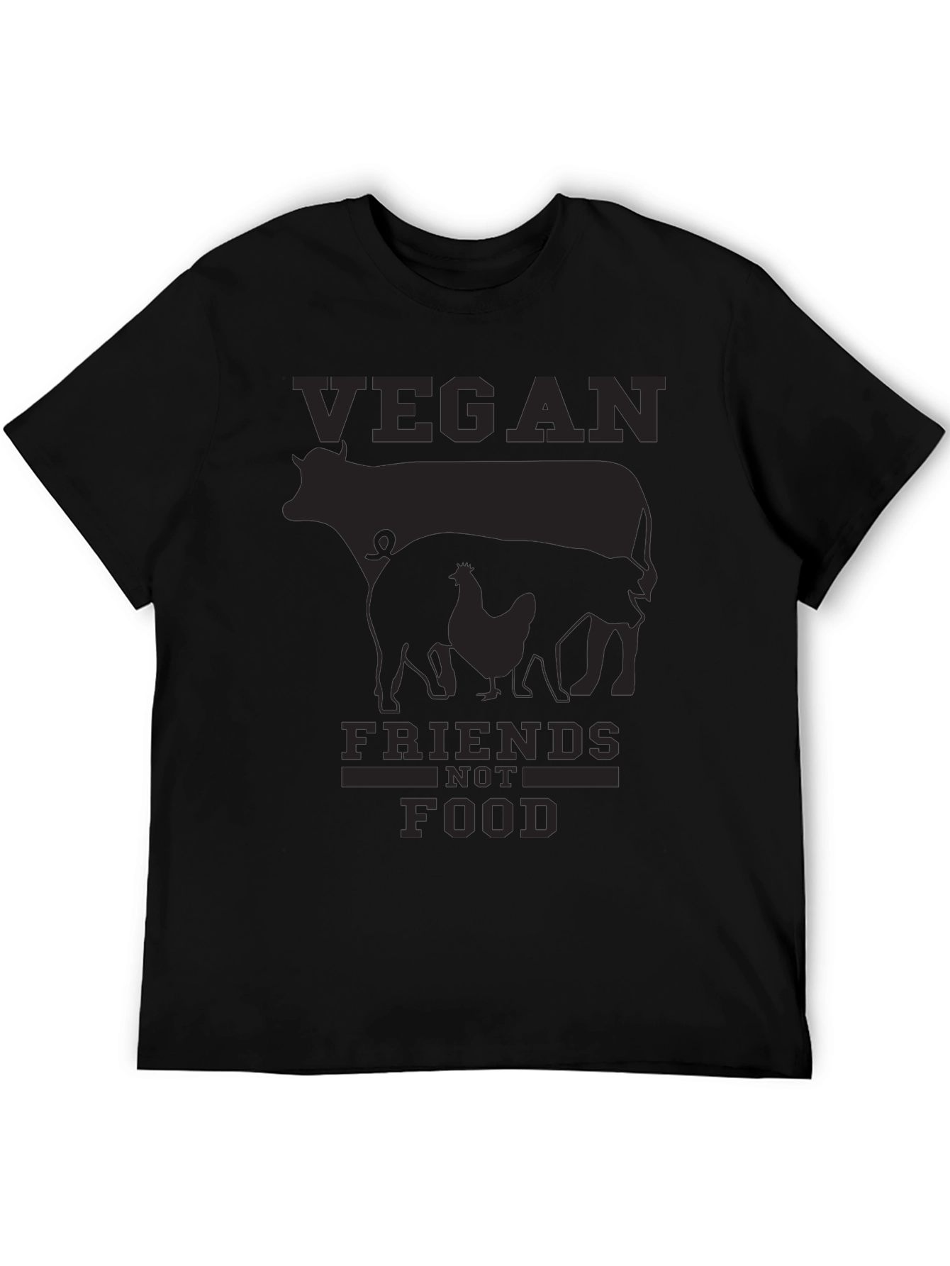 Vegan Friends Not Food T-Shirt - 5