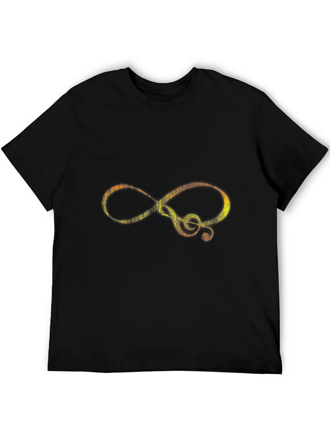 Black Music Infinity T-Shirt: Artistic & Stylish! view 5