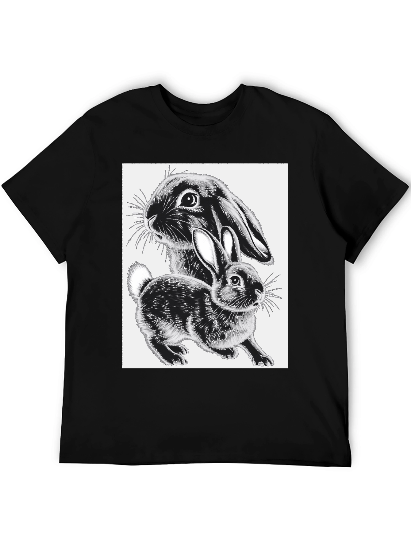 Black Black Rabbit Graphic Tee view 5