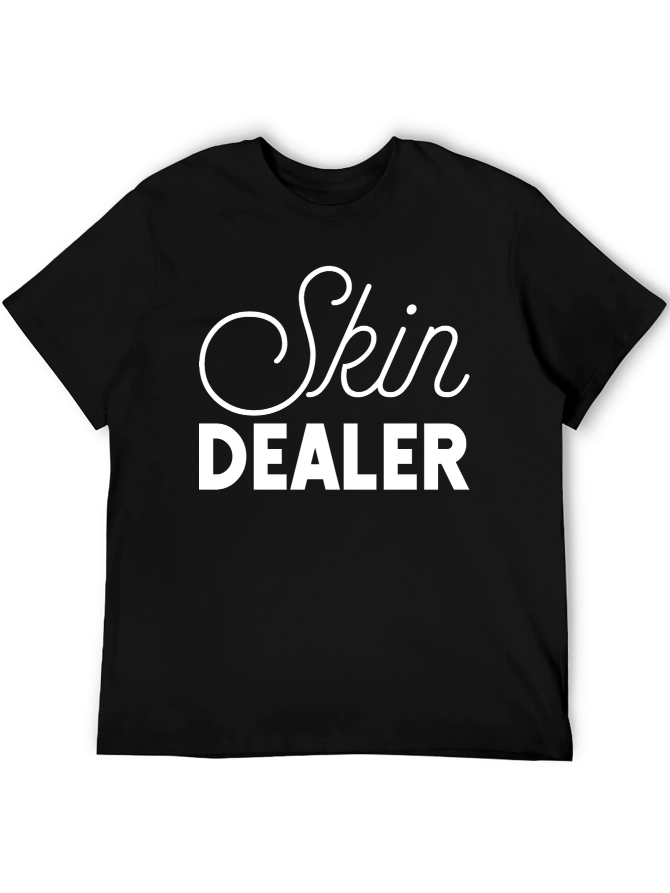 Black Skin Dealer Graphic Tee - Trendy Casual Wear view 5