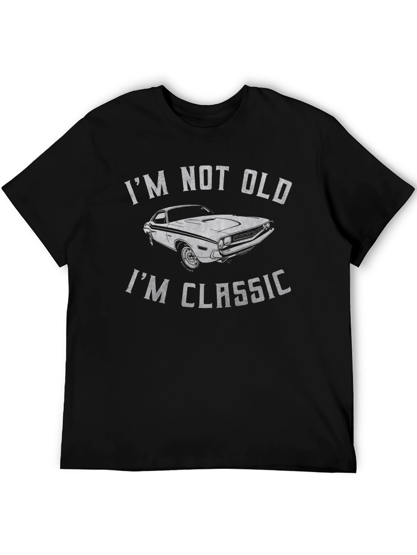 Black I'm Not Old, I'm Classic Car T-Shirt view 5