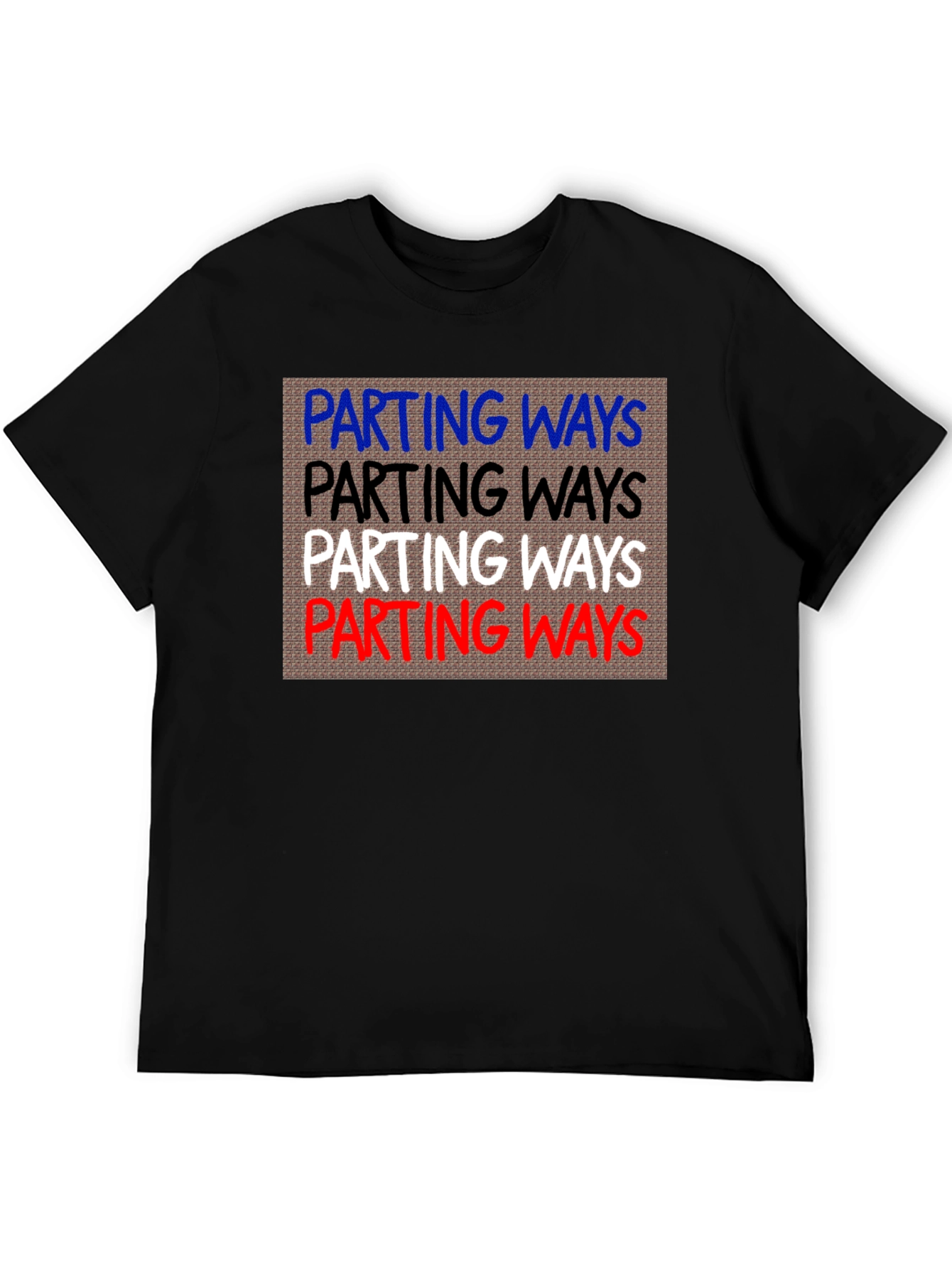 Black Parting Ways Graphic T-Shirt - Comfort & Style view 5